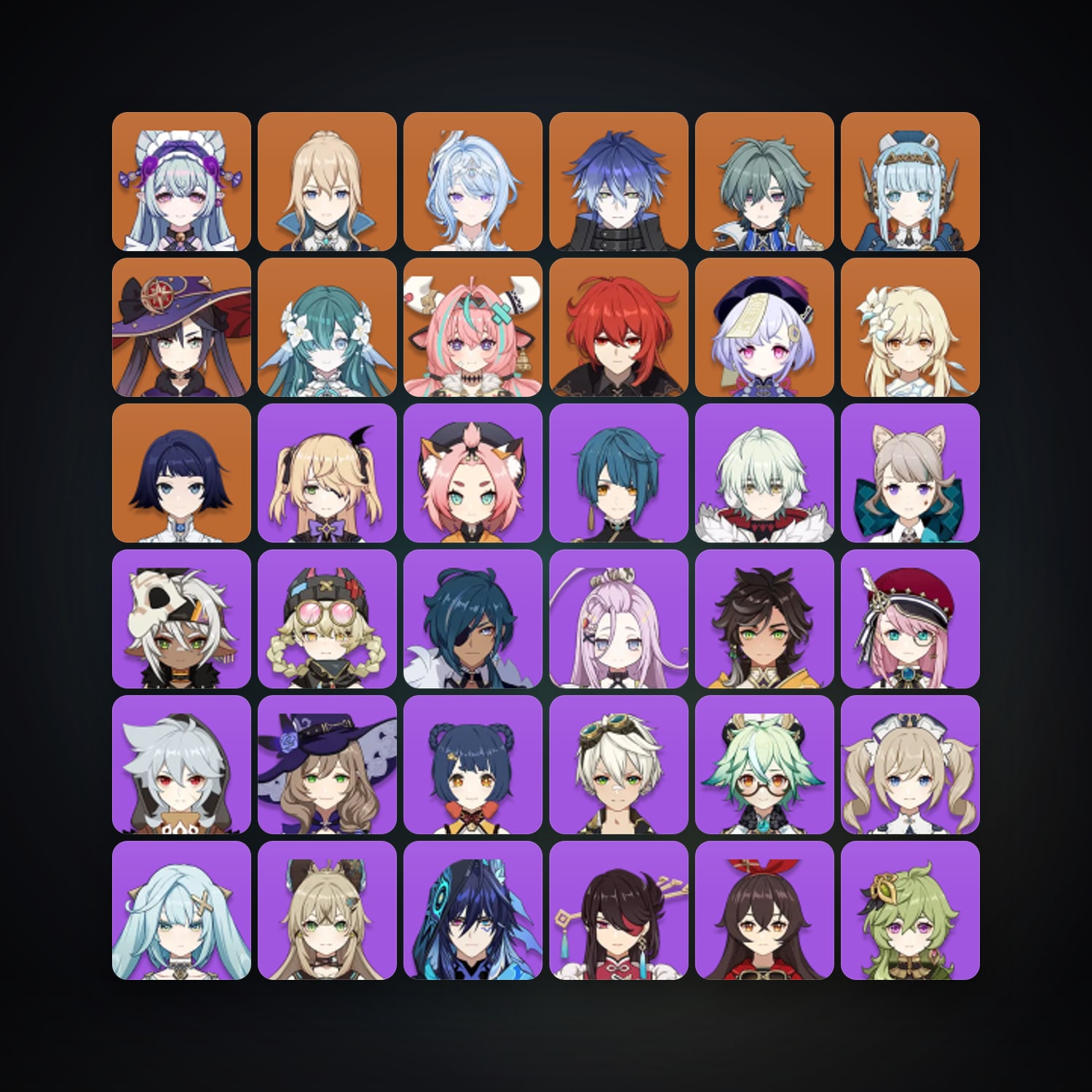 Genshin Impact | AR 56 | 46 Chars | 11× 5★ — Genshin / miHoYo Account — HabibiAccounts