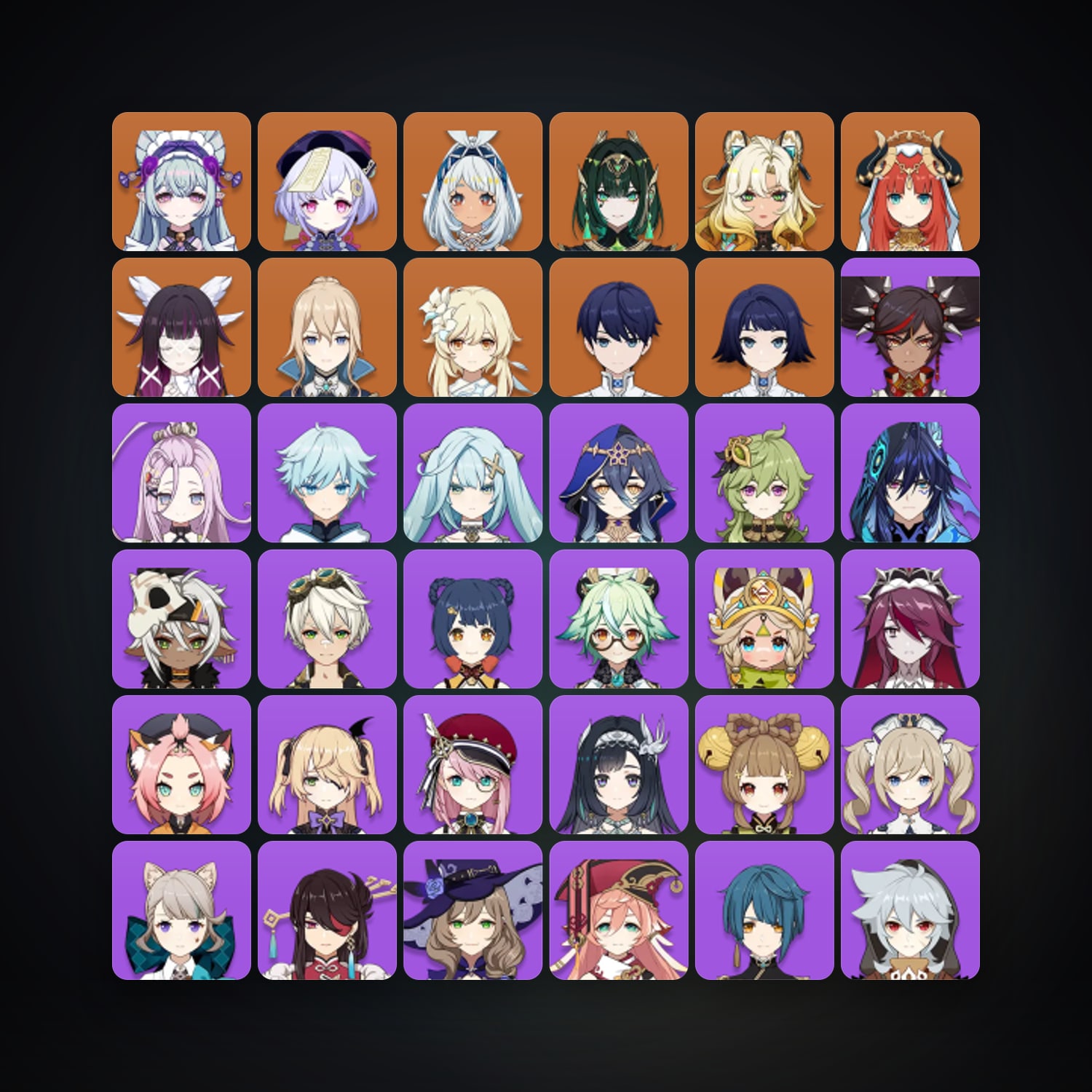 Genshin Impact | AR 54 | 48 Chars | 8× 5★ — Genshin / miHoYo Account — HabibiAccounts