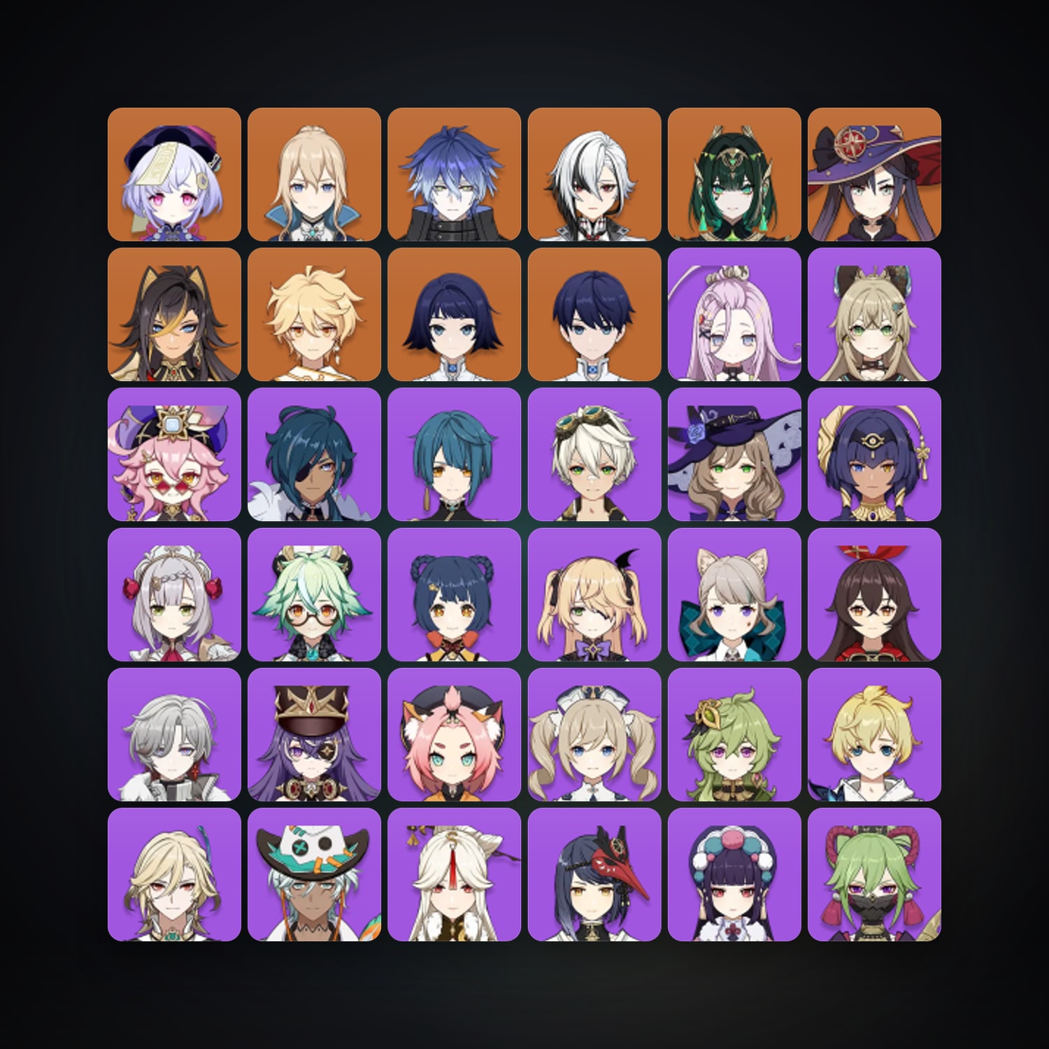 Genshin Impact | AR 56 | 45 Chars | 7× 5★ — Genshin / miHoYo Account — HabibiAccounts