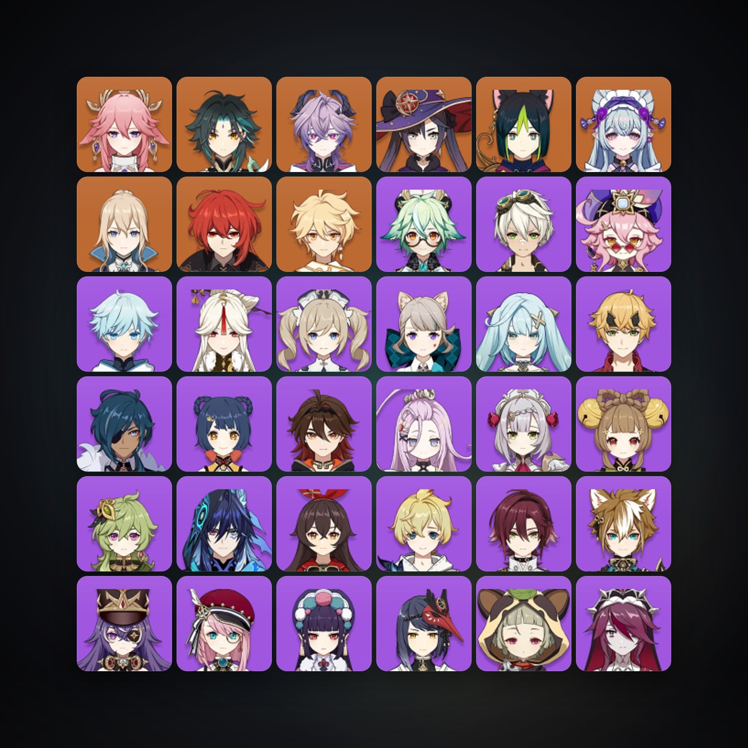 Genshin Impact | AR 54 | 40 Chars | 8× 5★ — Genshin / miHoYo Account — HabibiAccounts