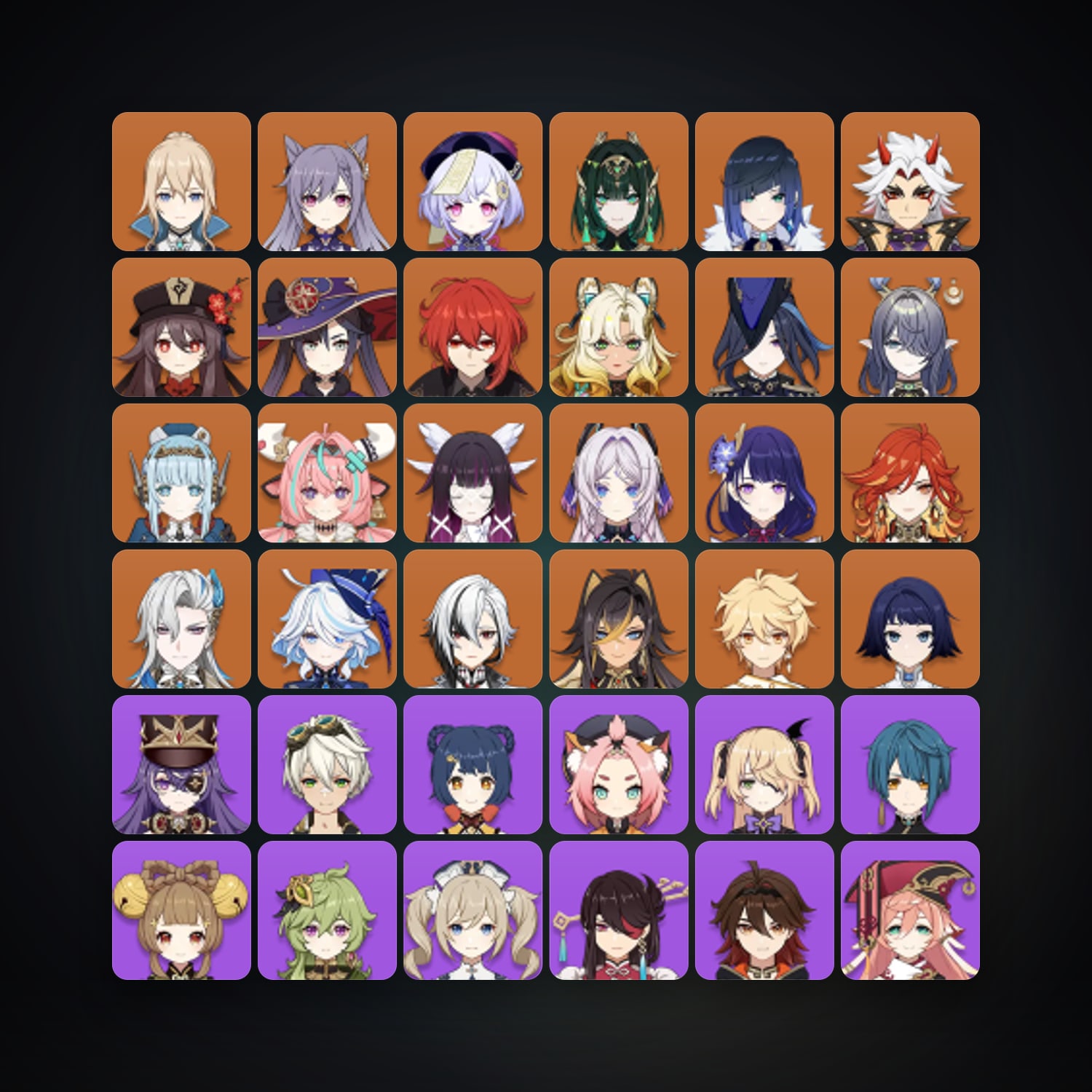 Genshin Impact | AR 60 | 73 Chars | 22× 5★ — Genshin / miHoYo Account — HabibiAccounts