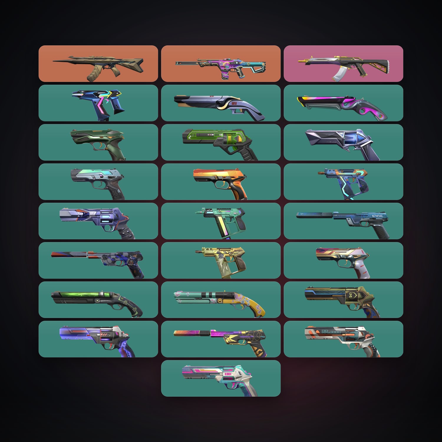 Valorant account: AP Bronze 3 locker — 25 skins, lvl 347 — HabibiAccounts