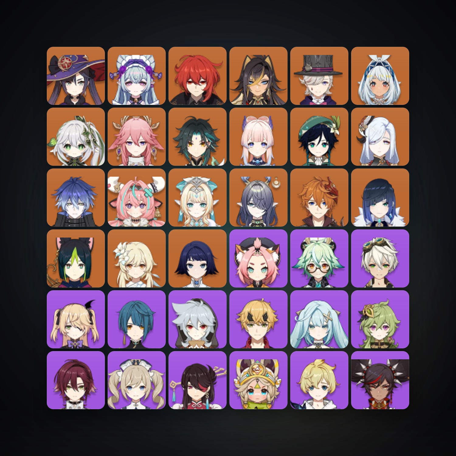 Genshin Impact | AR 57 | 62 Chars | 19× 5★ — Genshin / miHoYo Account — HabibiAccounts