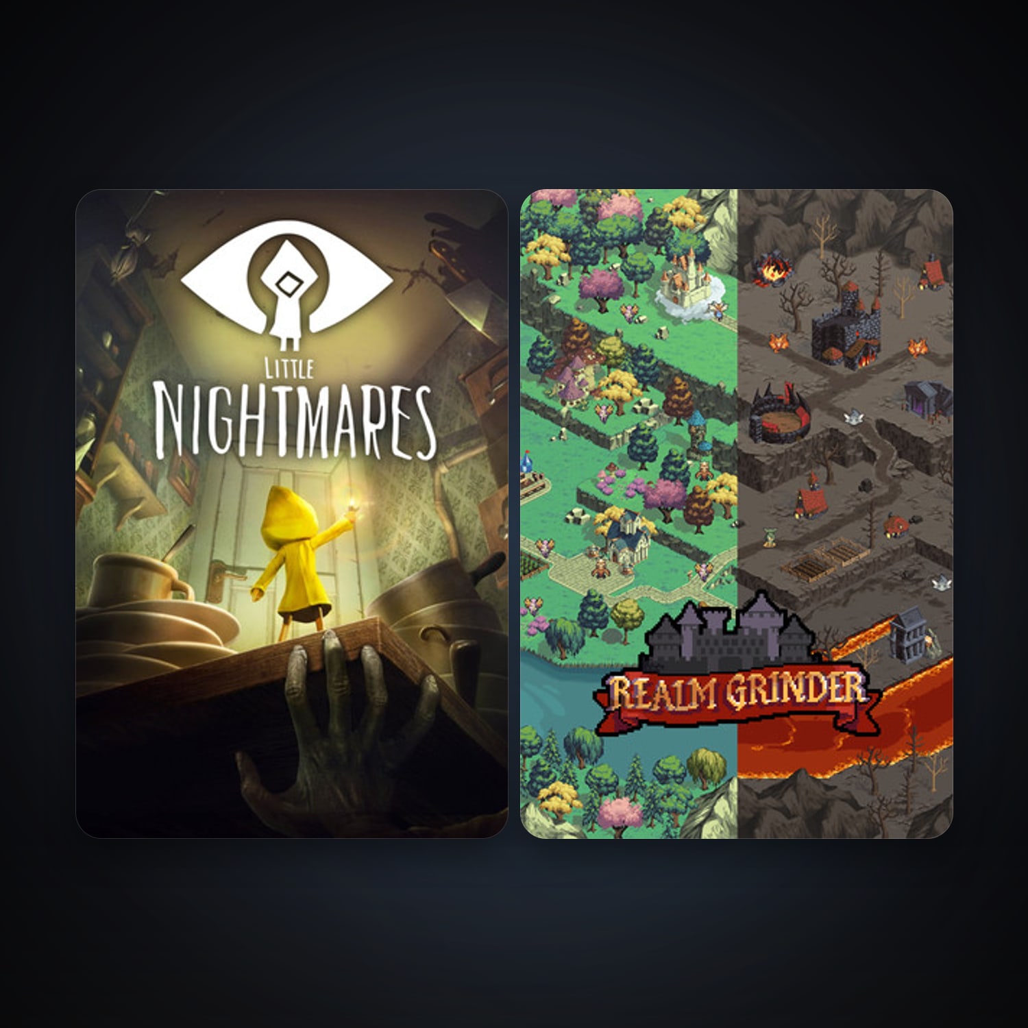 حساب ستيم فلين، Little Nightmares وRealm Grinder، 4 لعبة، صامد واضح — HabibiAccounts