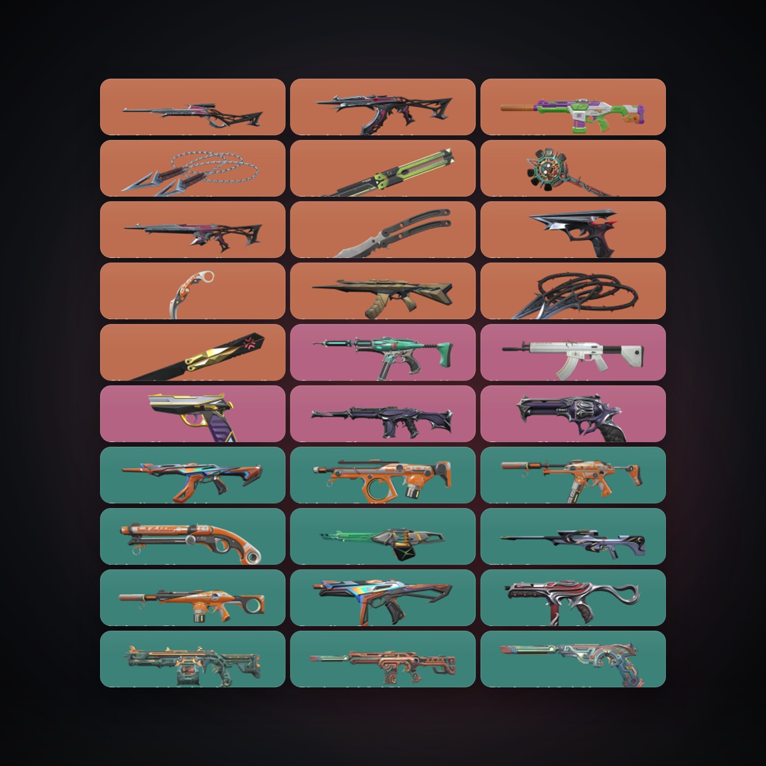 Valorant account: LA Silver 1 locker — 7 knives, 82 skins, lvl 168 — 178 LoL champions, 136 LoL skins — HabibiAccounts