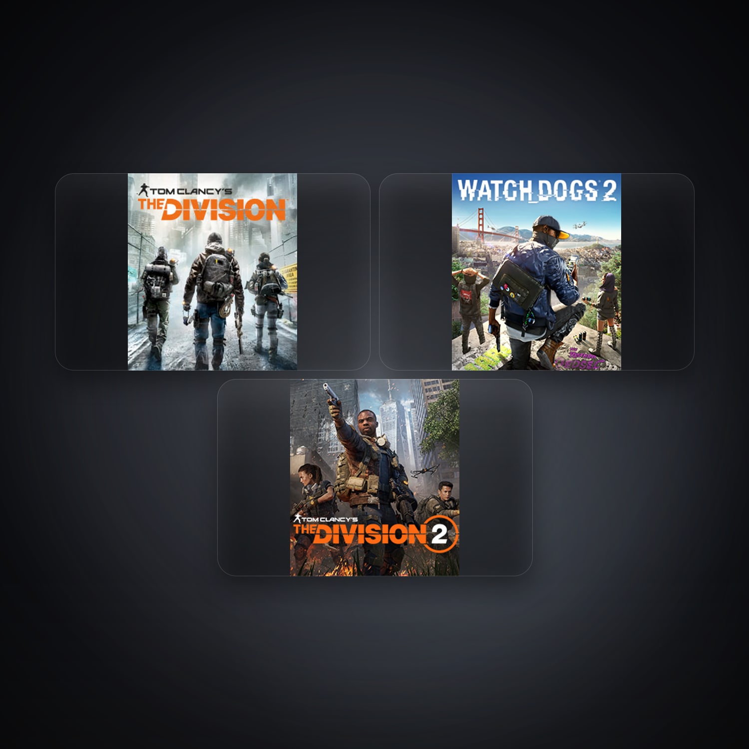 حساب يوبيسوفت فيه Tom Clancy's The Division وWATCH_DOGS 2، BR، 3 ألعاب — HabibiAccounts