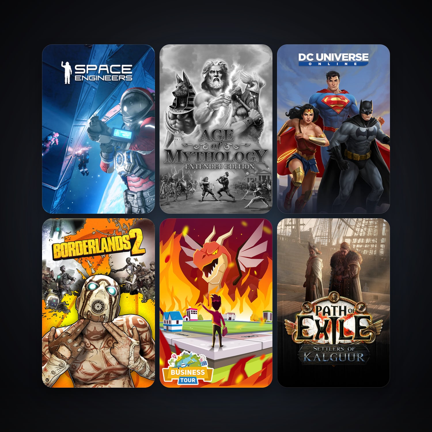حساب ستيم فلين، DC Universe Online وBorderlands 2، 6 لعبة، صامد واضح — لفل 7 — HabibiAccounts