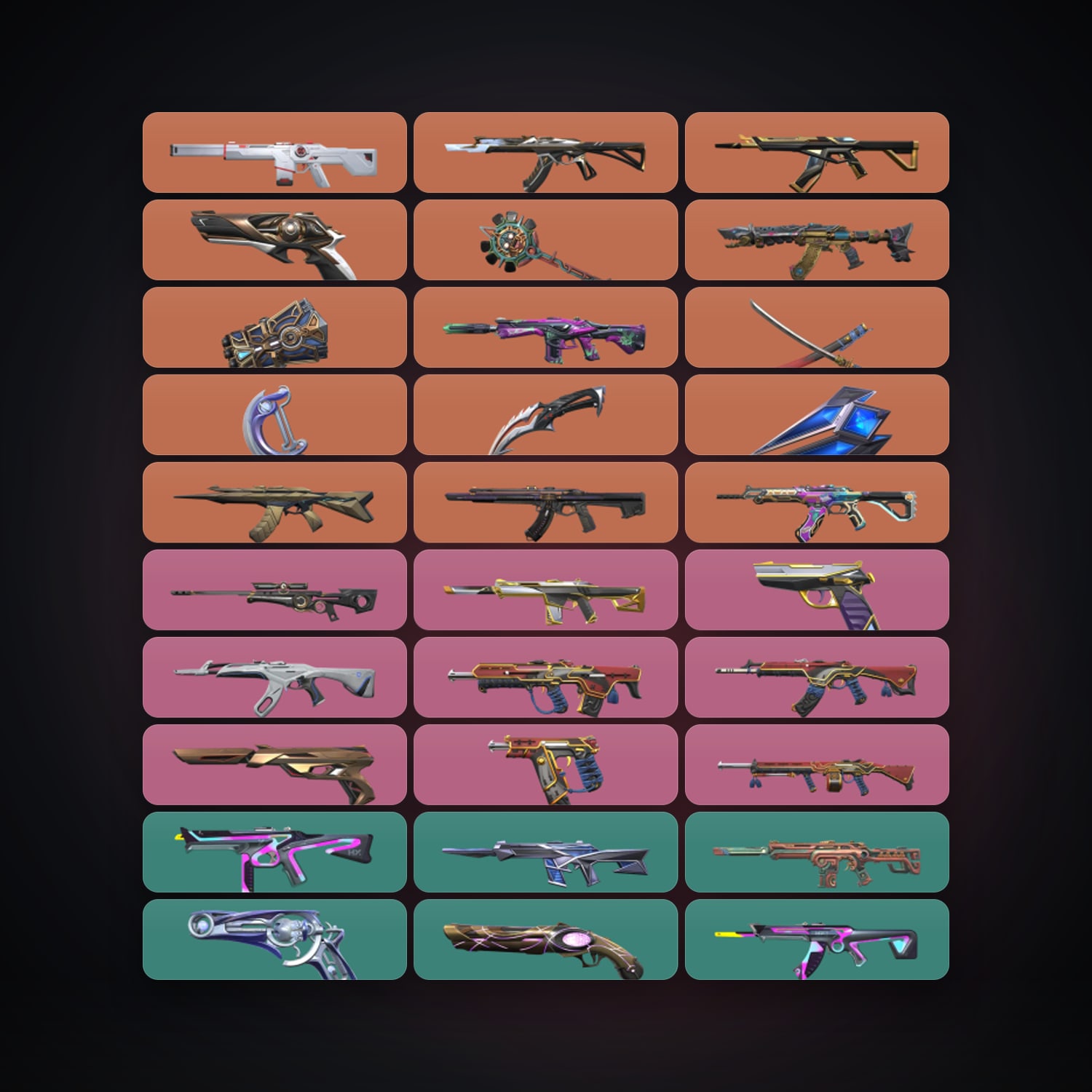 Valorant account: EU Silver 2 locker — 6 knives, 133 skins, lvl 201 — 178 LoL champions, 315 LoL skins — HabibiAccounts
