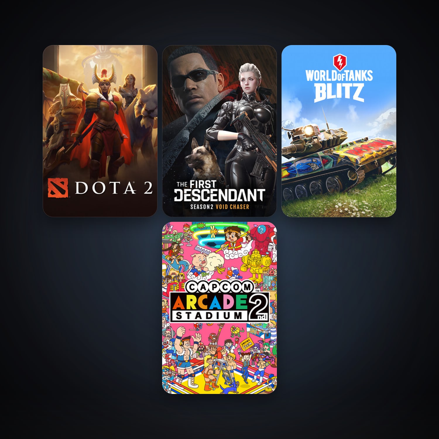 Steam account: Dota 2 + World of Tanks Blitz, 5 games, clean — HabibiAccounts
