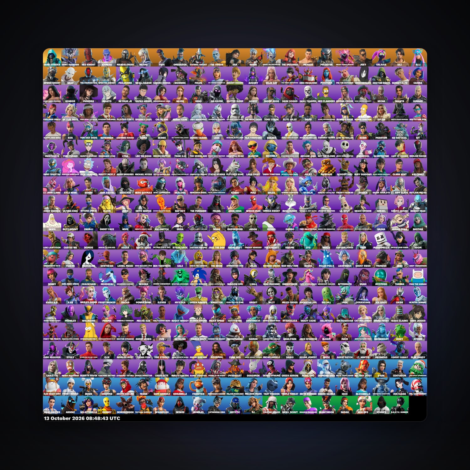 Fortnite account with Spire Assassin & Red Knight — 419 skins — 5.1K V-Bucks — lvl 2665 — HabibiAccounts