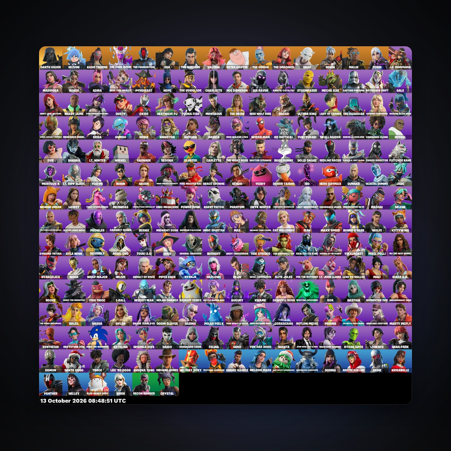 Fortnite account with Nezumi & Kado Thorne — 230 skins — 2.8K V-Bucks — lvl 2718 — HabibiAccounts