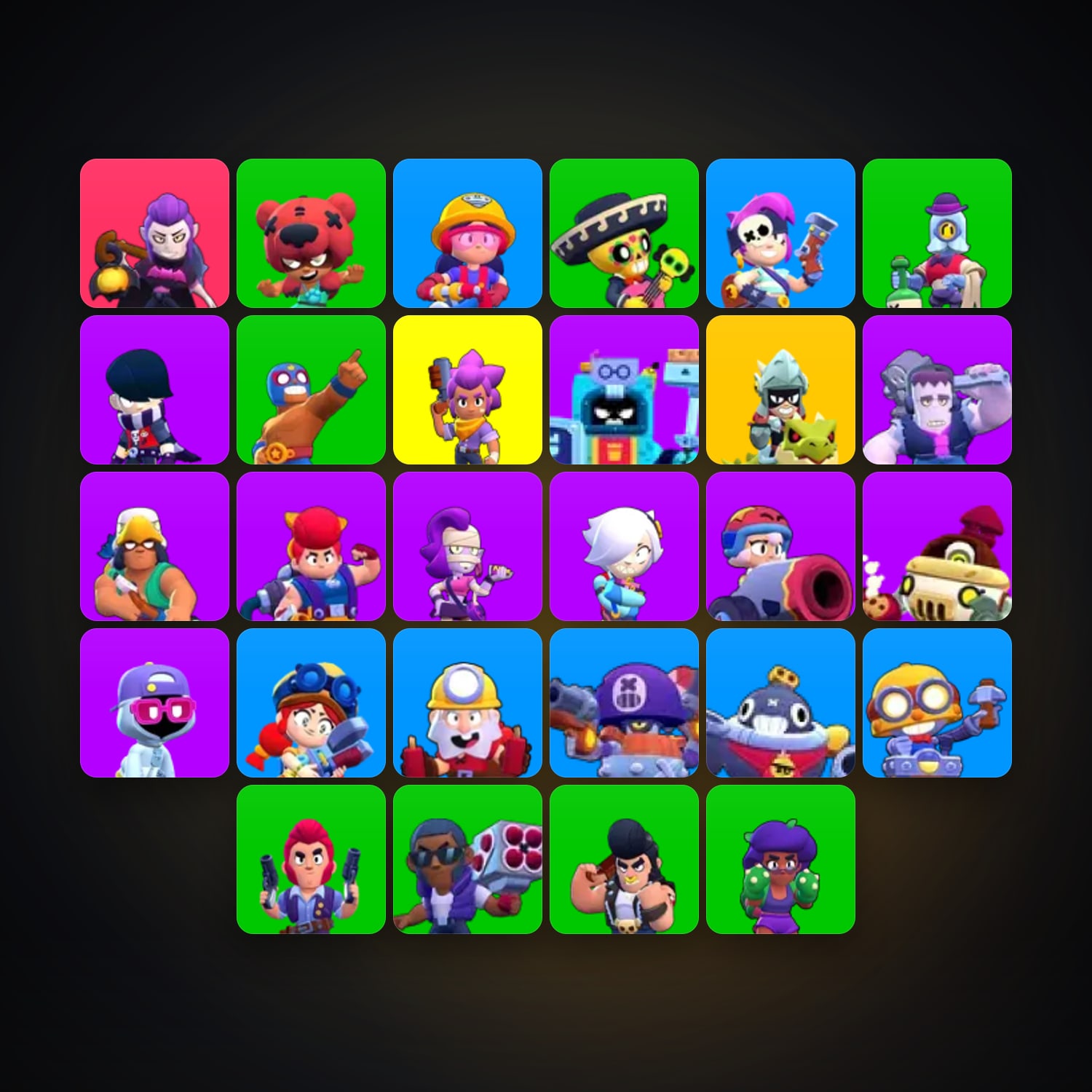 28 Brawlers | 1.2K Trophies — Supercell Account — HabibiAccounts