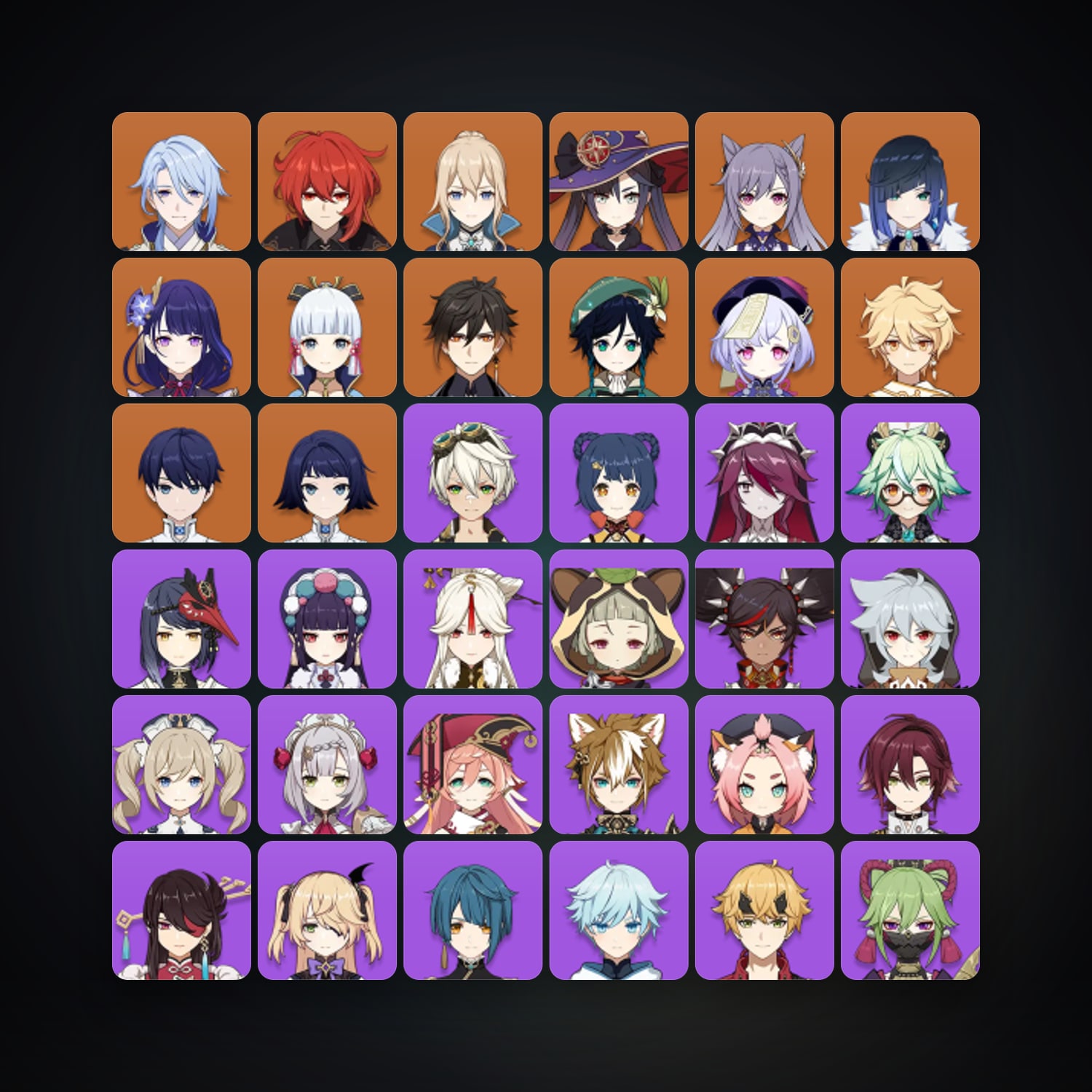 Genshin Impact | AR 55 | 43 Chars | 11× 5★ — Genshin / miHoYo Account — HabibiAccounts