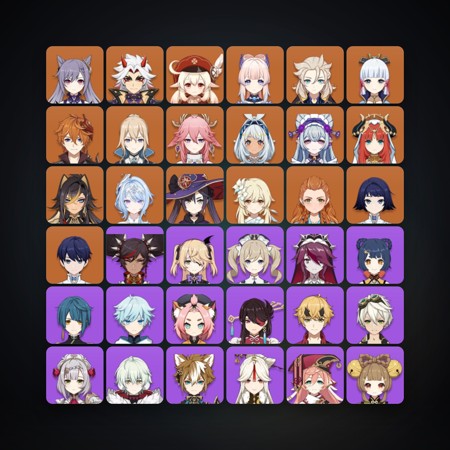 Genshin Impact | AR 55 | 52 Chars | 15× 5★ — Genshin / miHoYo Account — HabibiAccounts