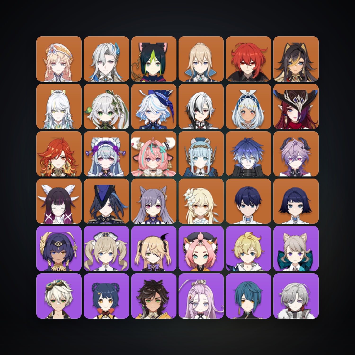 Genshin Impact | AR 60 | 71 Chars | 21× 5★ — Genshin / miHoYo Account — HabibiAccounts