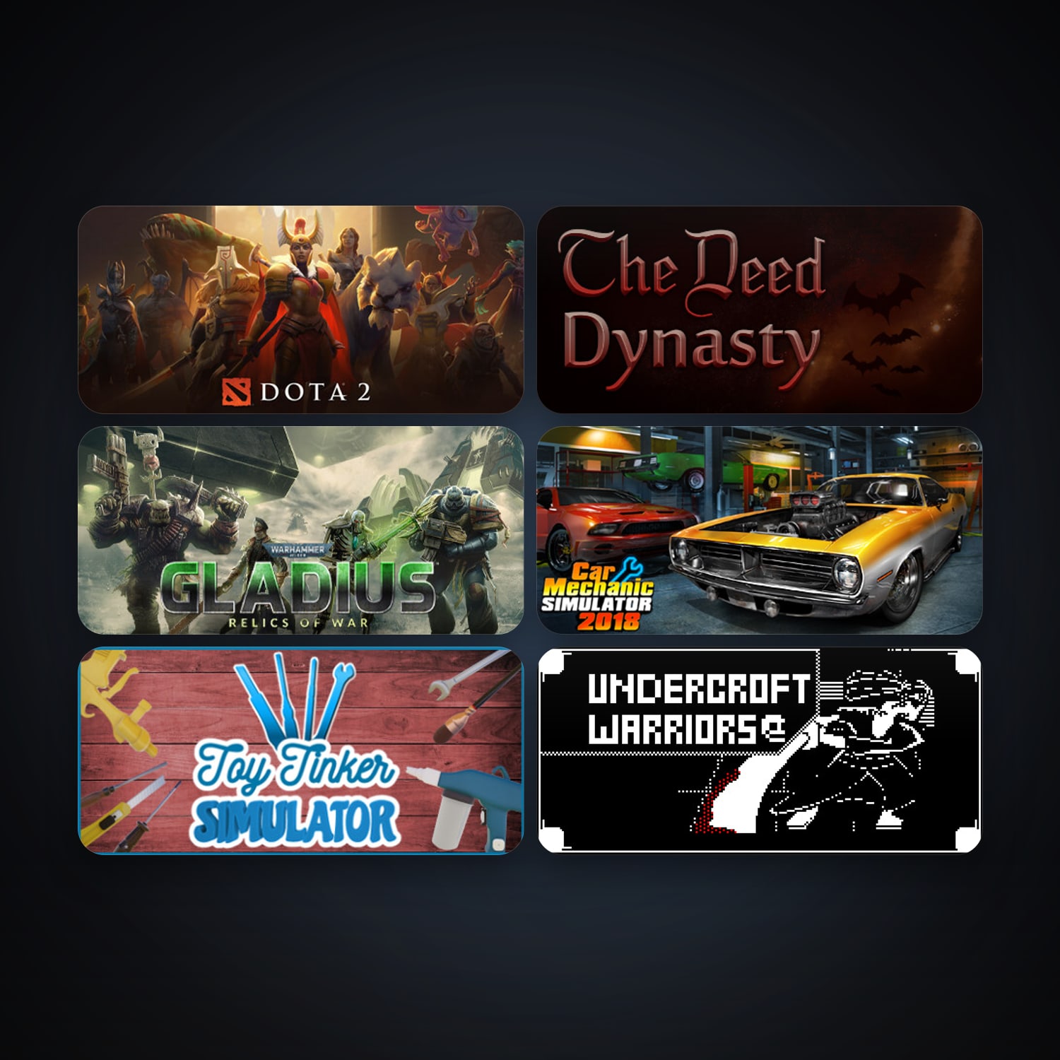 حساب ستيم فلين، Dota 2 وThe Deed: Dynasty، 8 لعبة، صامد واضح — HabibiAccounts
