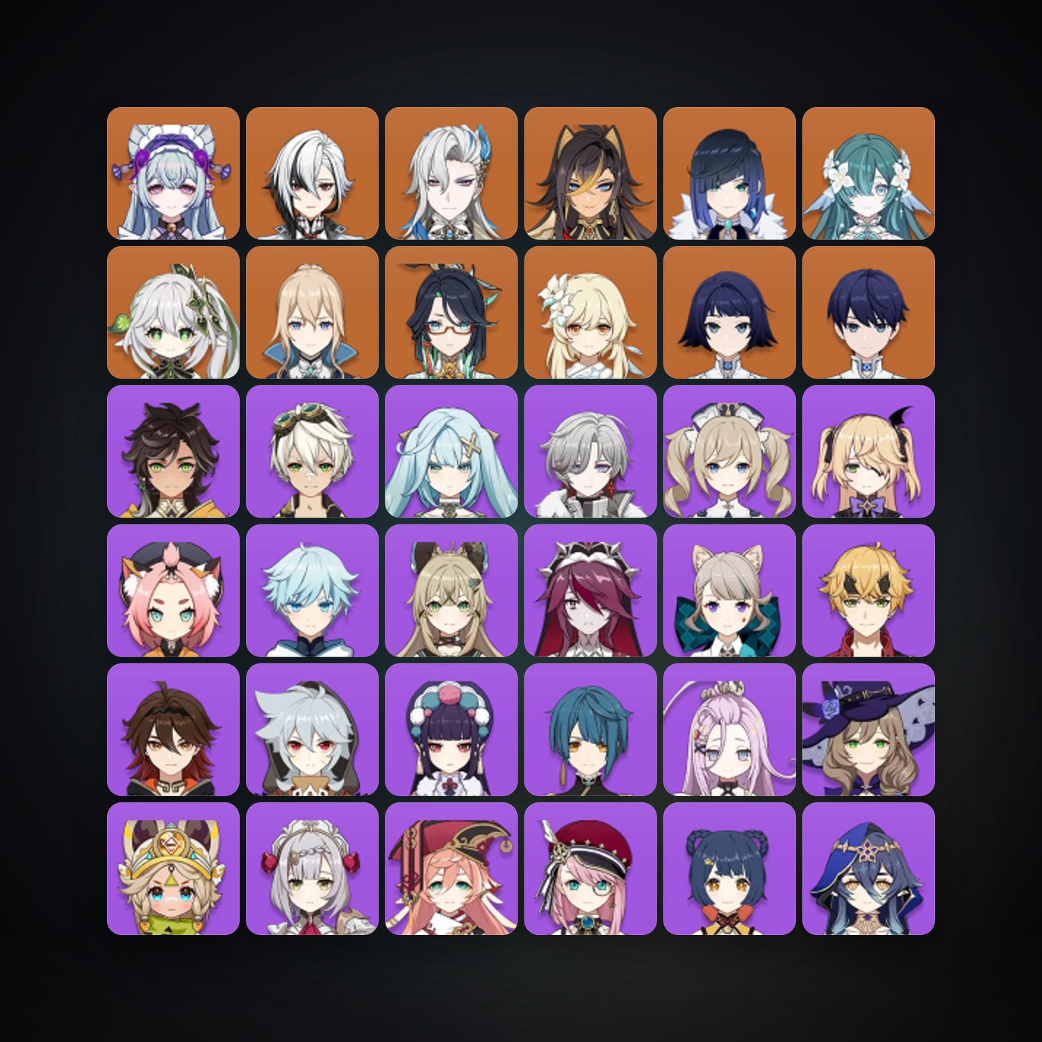 Genshin Impact | AR 54 | 44 Chars | 9× 5★ — Genshin / miHoYo Account — HabibiAccounts