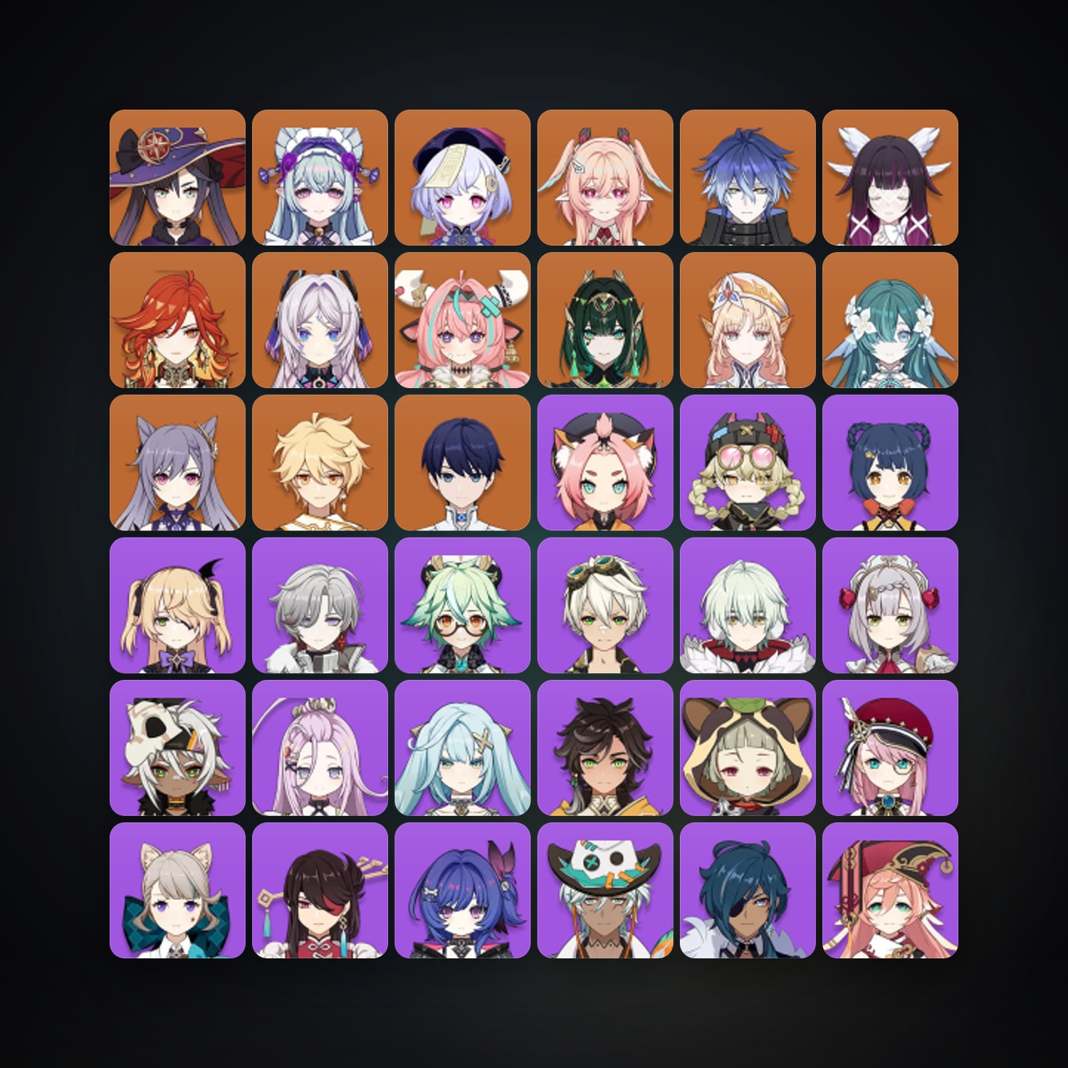 Genshin Impact | AR 57 | 56 Chars | 13× 5★ — Genshin / miHoYo Account — HabibiAccounts