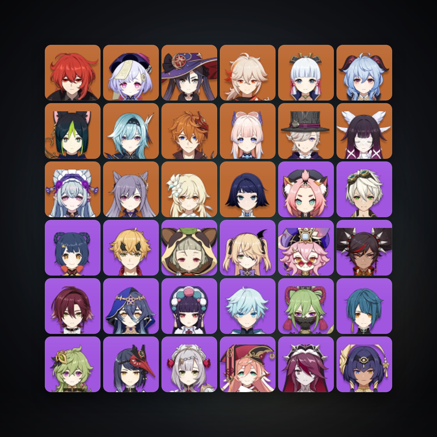 Genshin Impact | AR 56 | 50 Chars | 14× 5★ — Genshin / miHoYo Account — HabibiAccounts