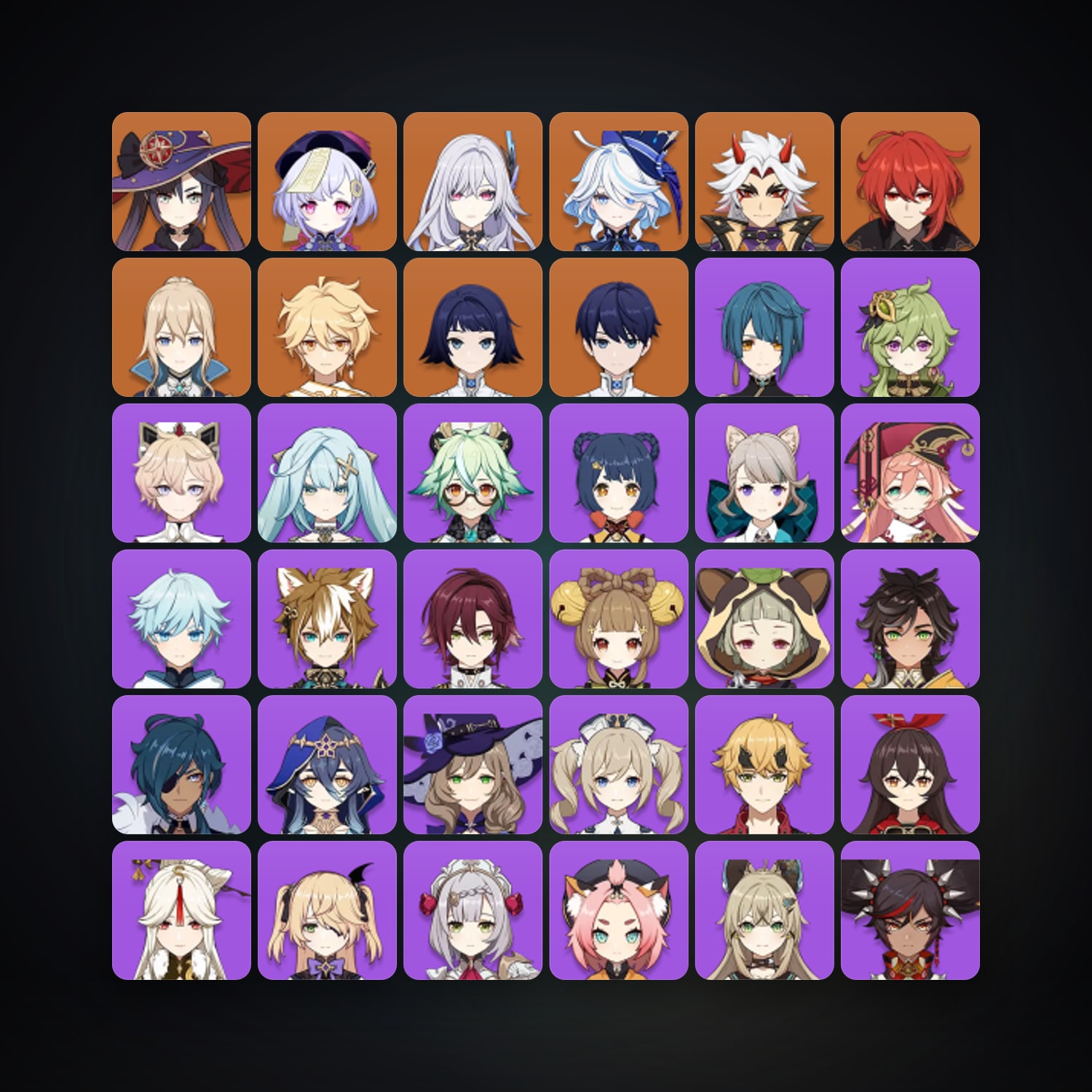 Genshin Impact | AR 55 | 46 Chars | 7× 5★ — Genshin / miHoYo Account — HabibiAccounts
