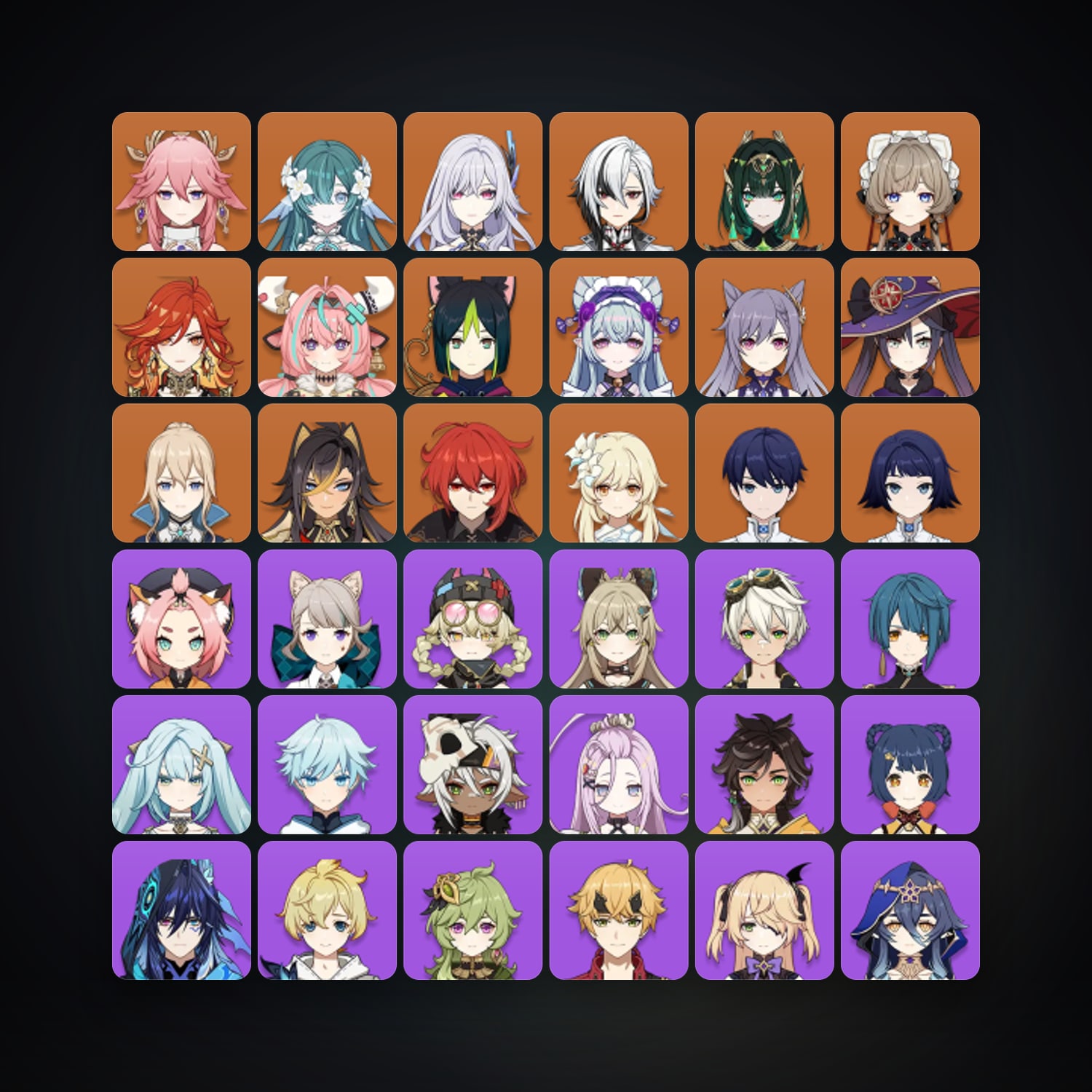 Genshin Impact | AR 56 | 56 Chars | 15× 5★ — Genshin / miHoYo Account — HabibiAccounts