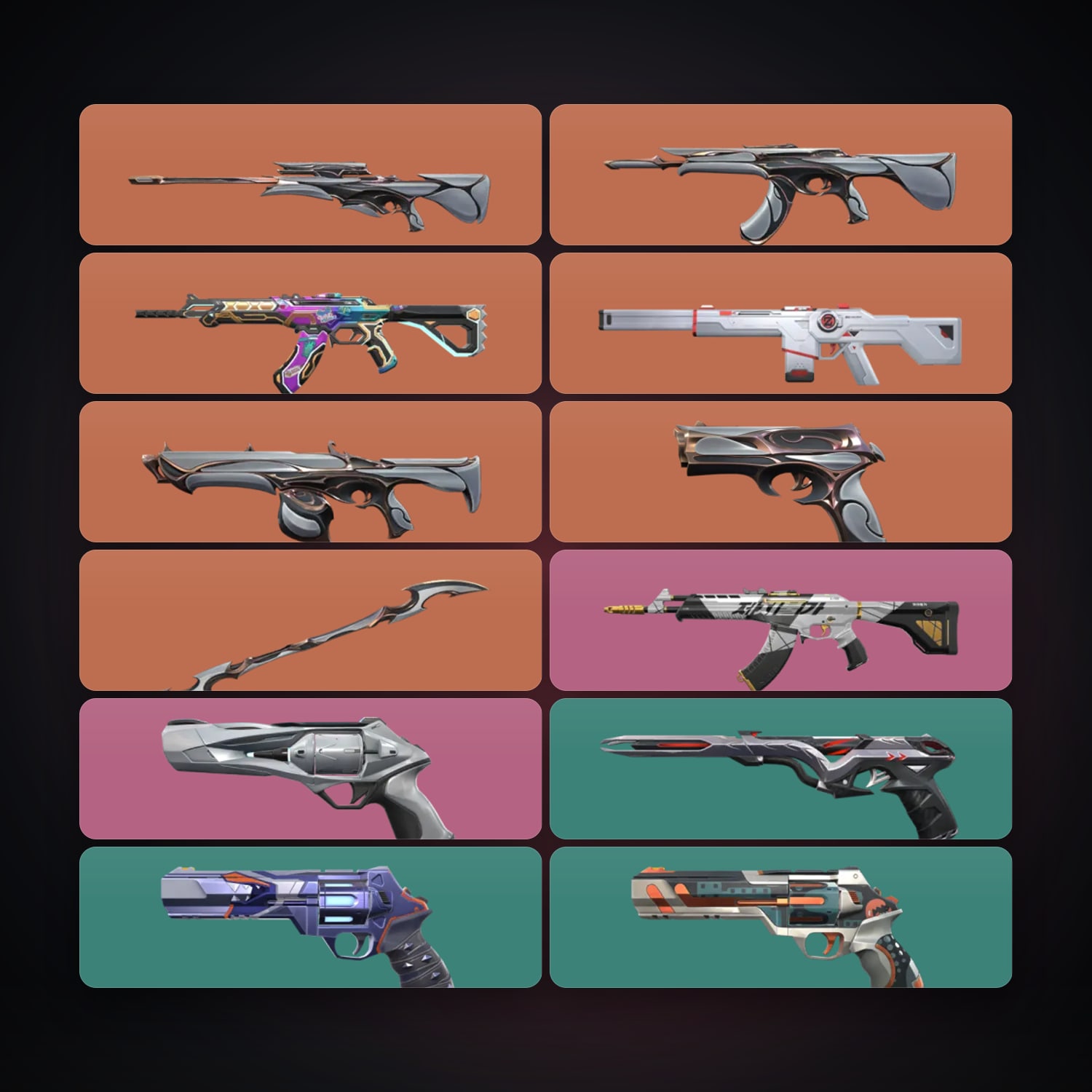 حساب فالورانت EU أسيندنت 1، لوكر 13 سكن و1 سكين، لفل 130 — 164 بطل لول، 128 سكن لول — HabibiAccounts