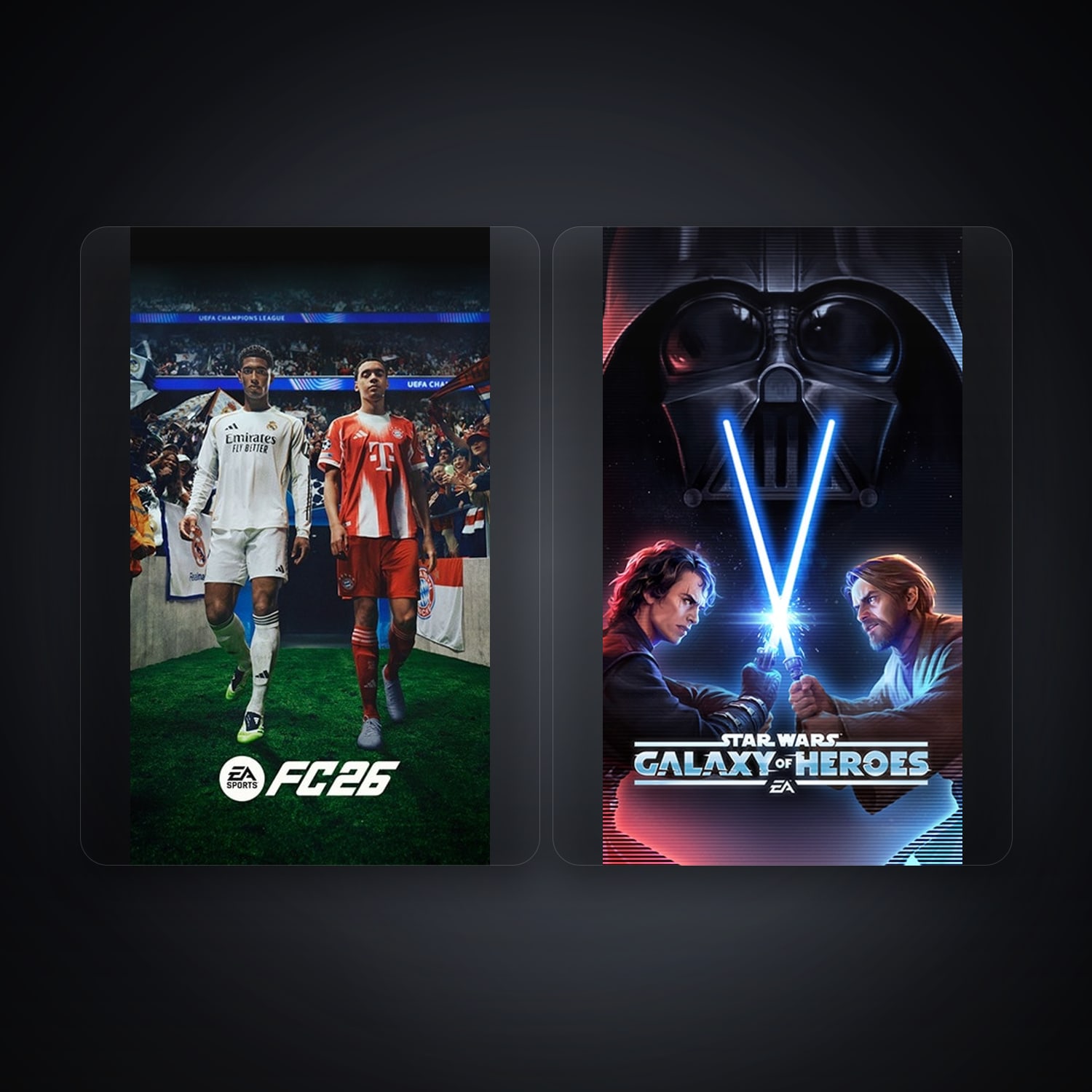 EA account — SPORTS FC 26 + FIFA 21 — FR — 6 games — HabibiAccounts