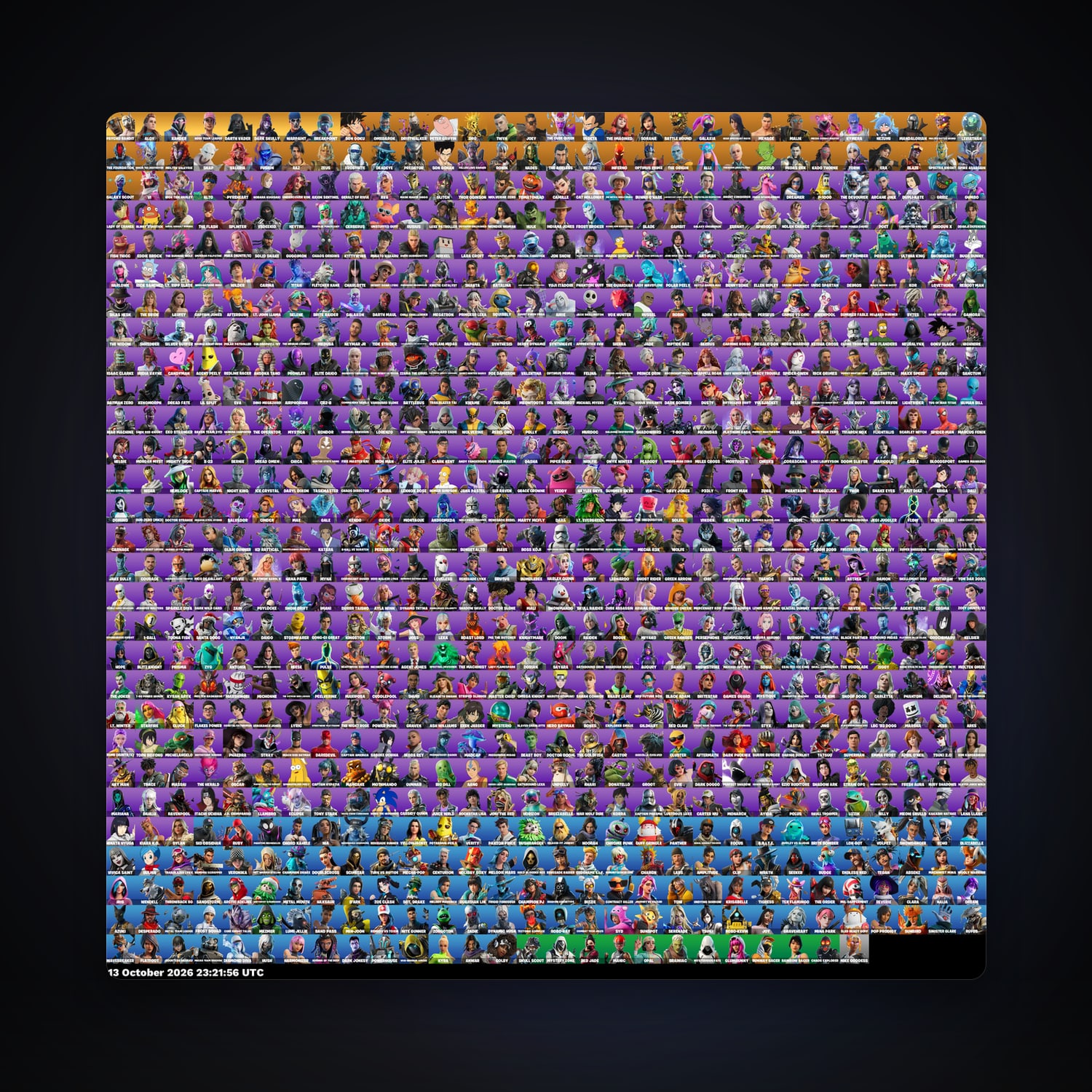 Rose Team Leader · Warpaint | 866 سكن | 4.7K فيبوكس | لفل 12227 | 1.5K فوز