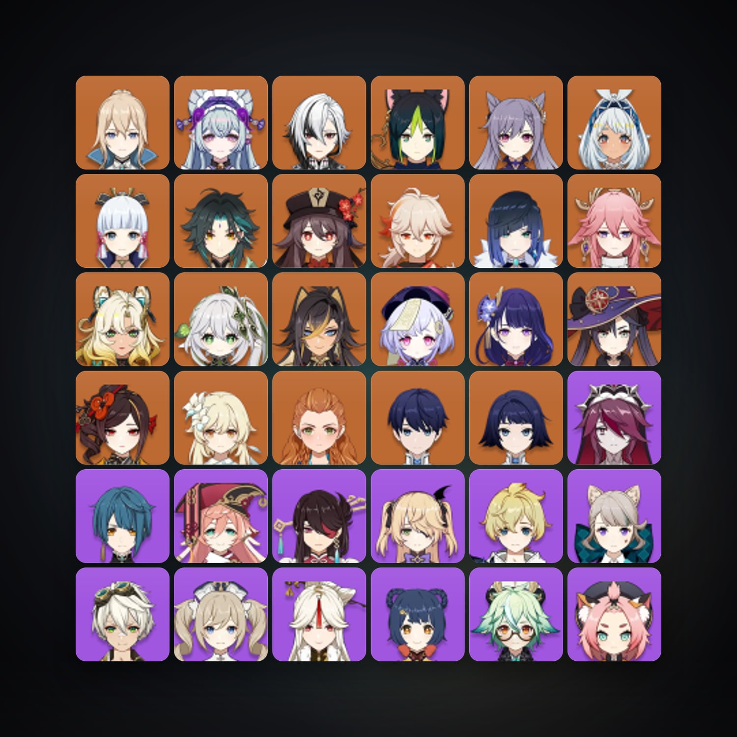 Genshin Impact | AR 58 | 67 Chars | 19× 5★ — Genshin / miHoYo Account — HabibiAccounts