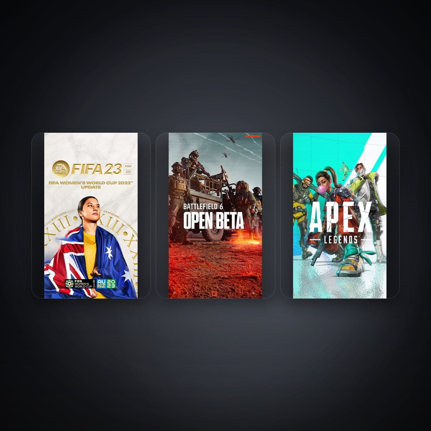 EA account — Battlefield V + EA Sports FIFA 23 — FR — 4 games — HabibiAccounts