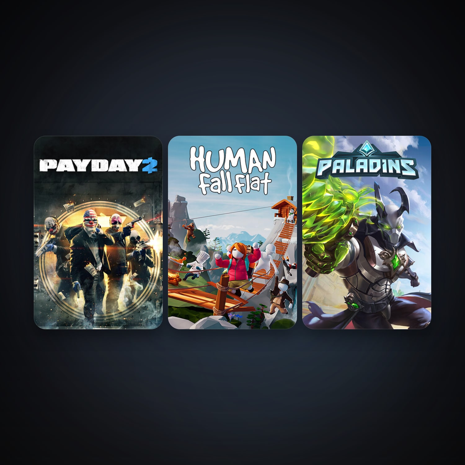 Steam account: PAYDAY 2 + Paladins, 4 games, clean — HabibiAccounts