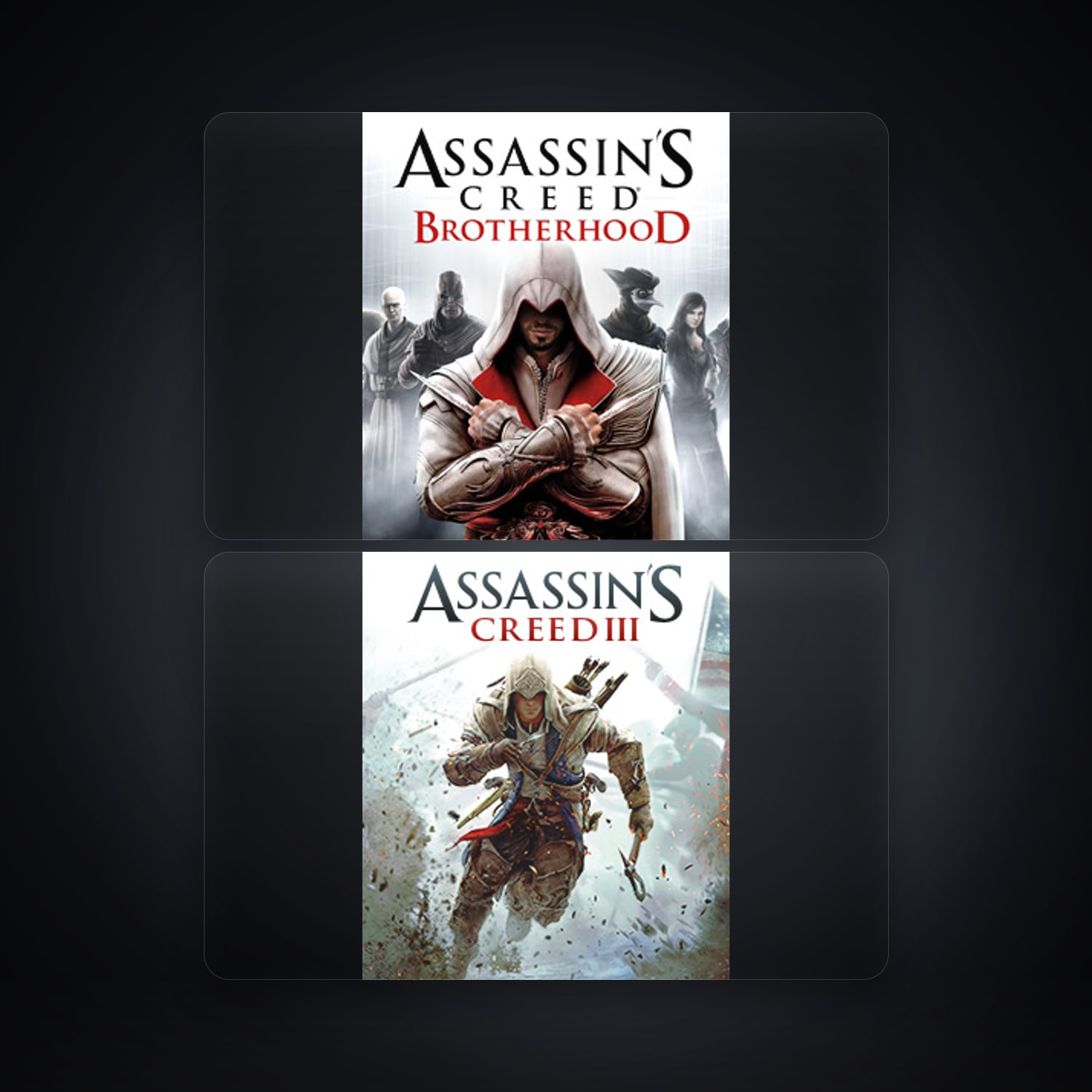 حساب يوبيسوفت فيه Assassin's Creed Brotherhood وAssassin's Creed III، BE — HabibiAccounts