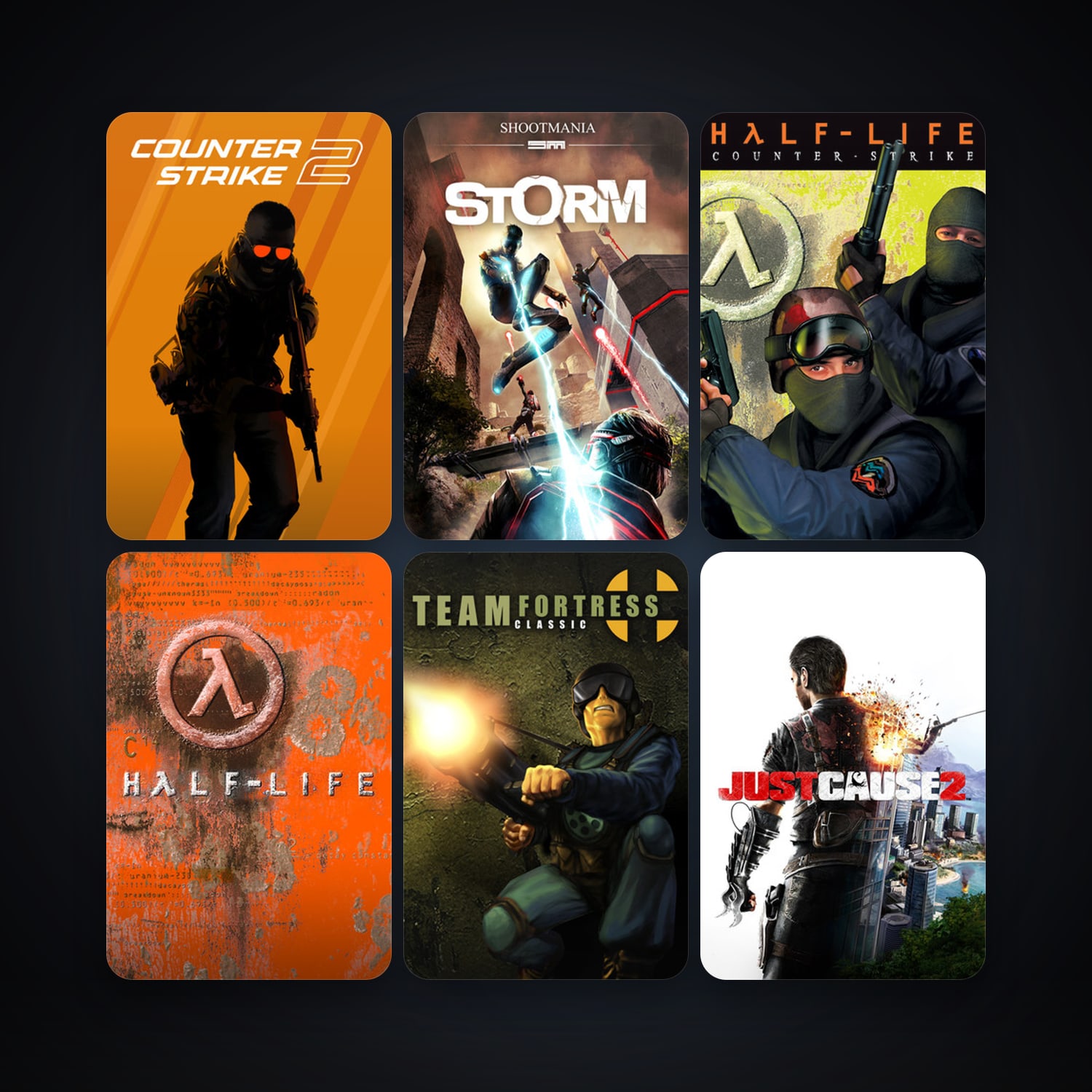 حساب ستيم فلين، Counter-Strike وTeam Fortress Classic، 16 لعبة، صامد واضح — HabibiAccounts