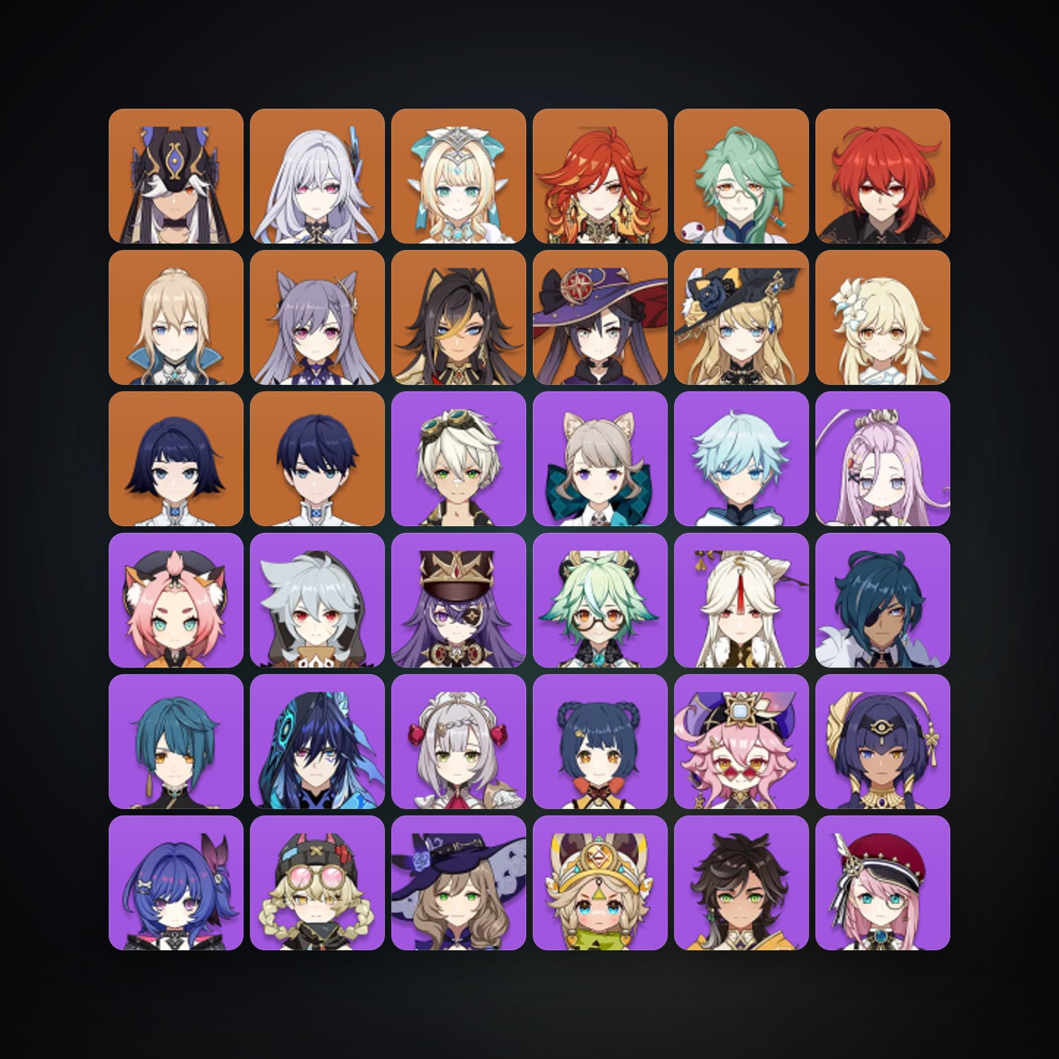 Genshin Impact | AR 57 | 53 Chars | 11× 5★ — Genshin / miHoYo Account — HabibiAccounts