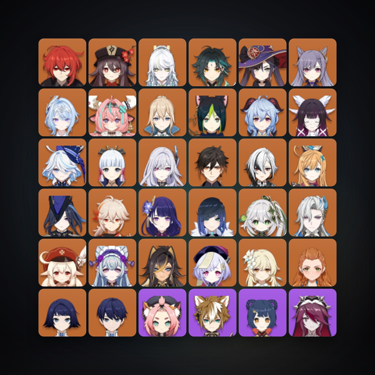 Genshin Impact | AR 60 | 83 Chars | 28× 5★ — Genshin / miHoYo Account — HabibiAccounts