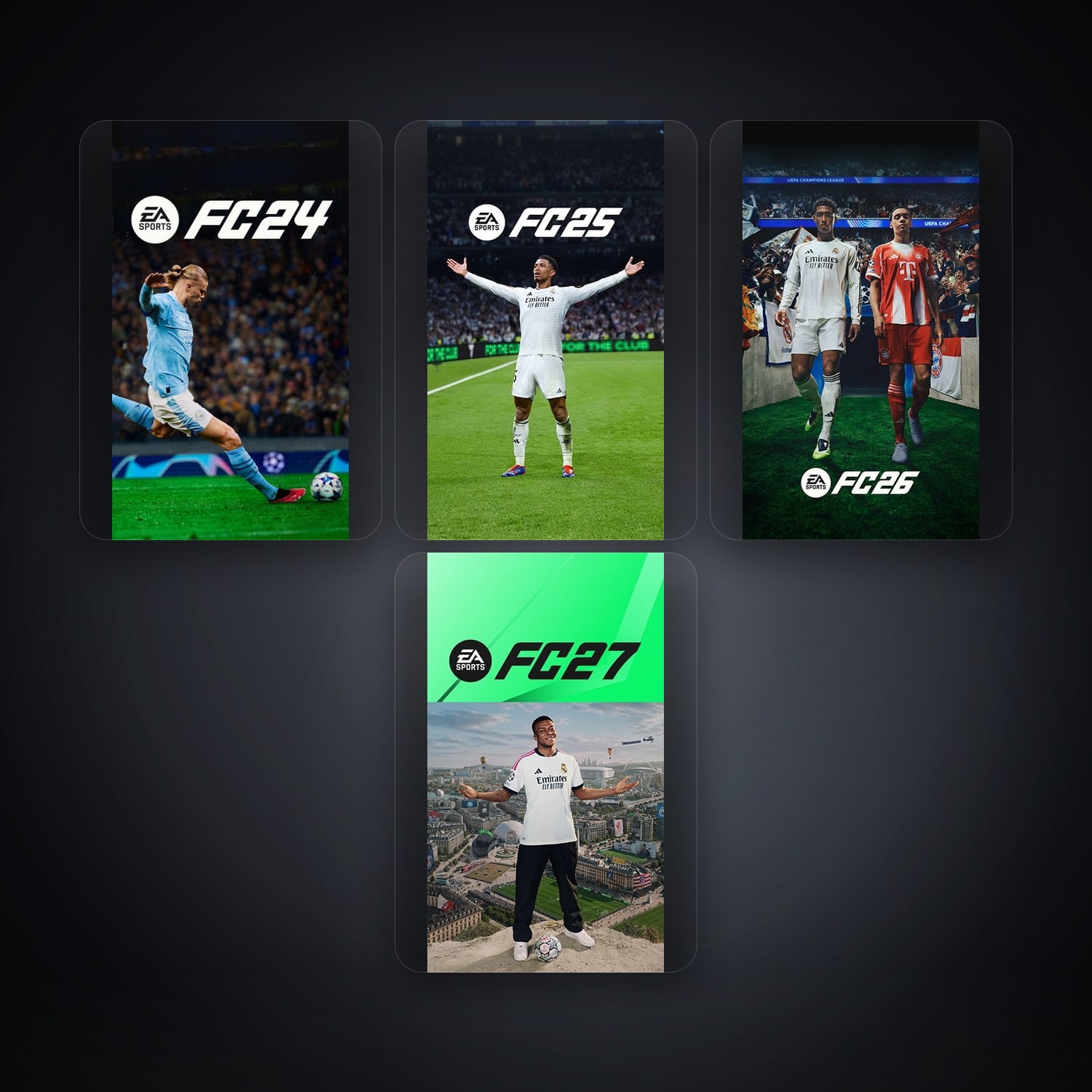 حساب إي إيه فيه EA Sports FC24 وEA Sports FC 25، TR، 5 ألعاب — HabibiAccounts