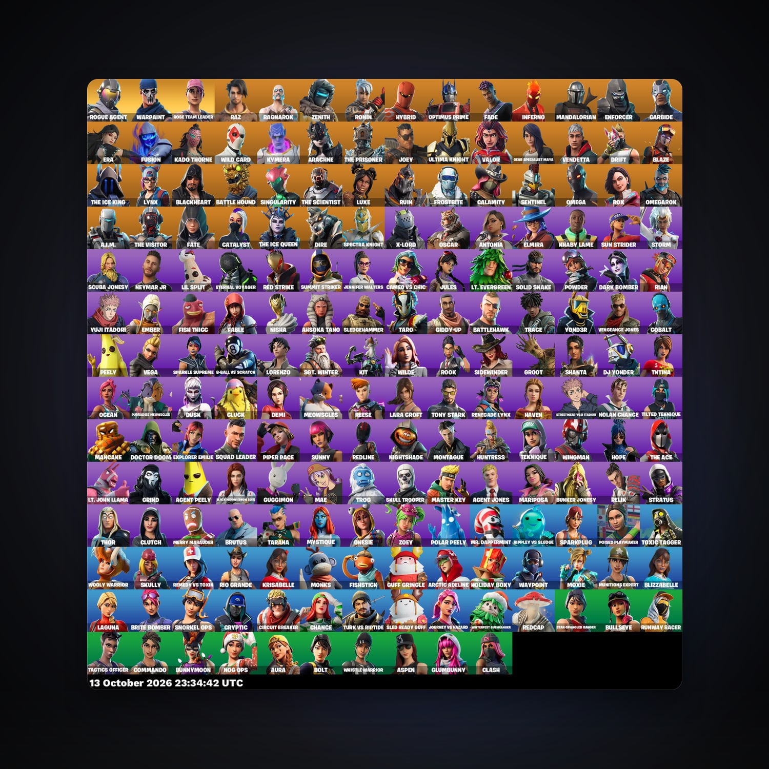 Carbide · Raz | 192 Skins | 1.4K V-Bucks | Level 1751 | 557 Wins