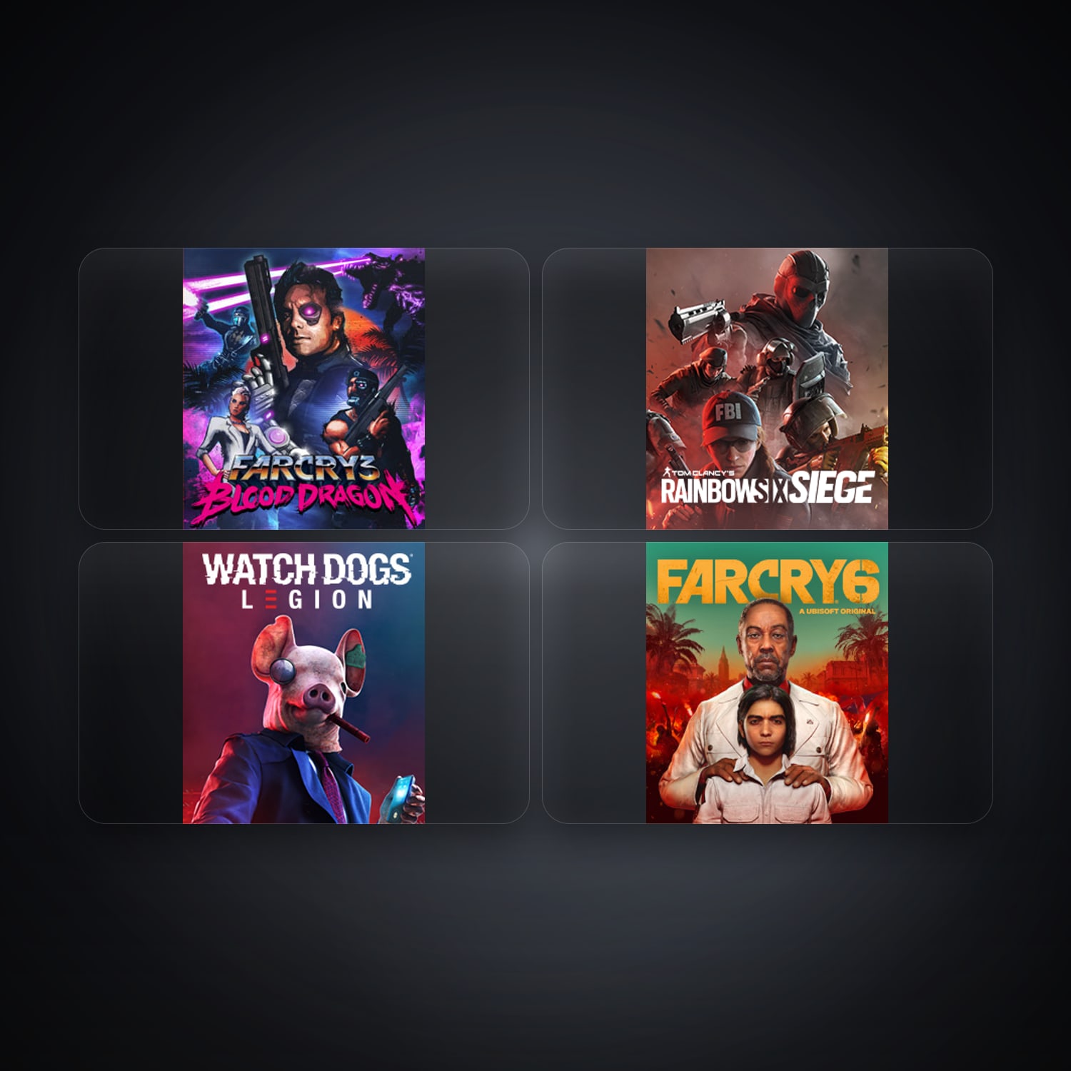 Ubisoft account — Far Cry 3 Blood Dragon + Tom Clancy's Rainbow Six Siege — NZ — 5 games — HabibiAccounts
