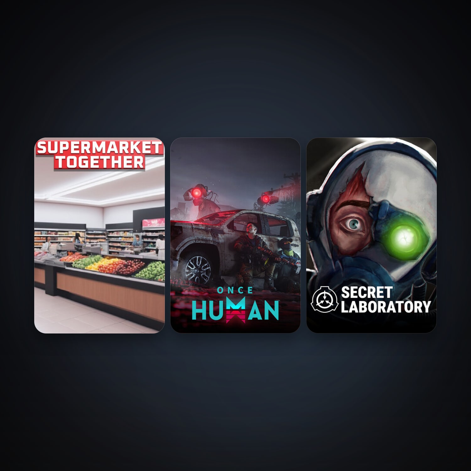 حساب ستيم فلين، SCP: Secret Laboratory وOnce Human، 4 لعبة، صامد واضح — HabibiAccounts