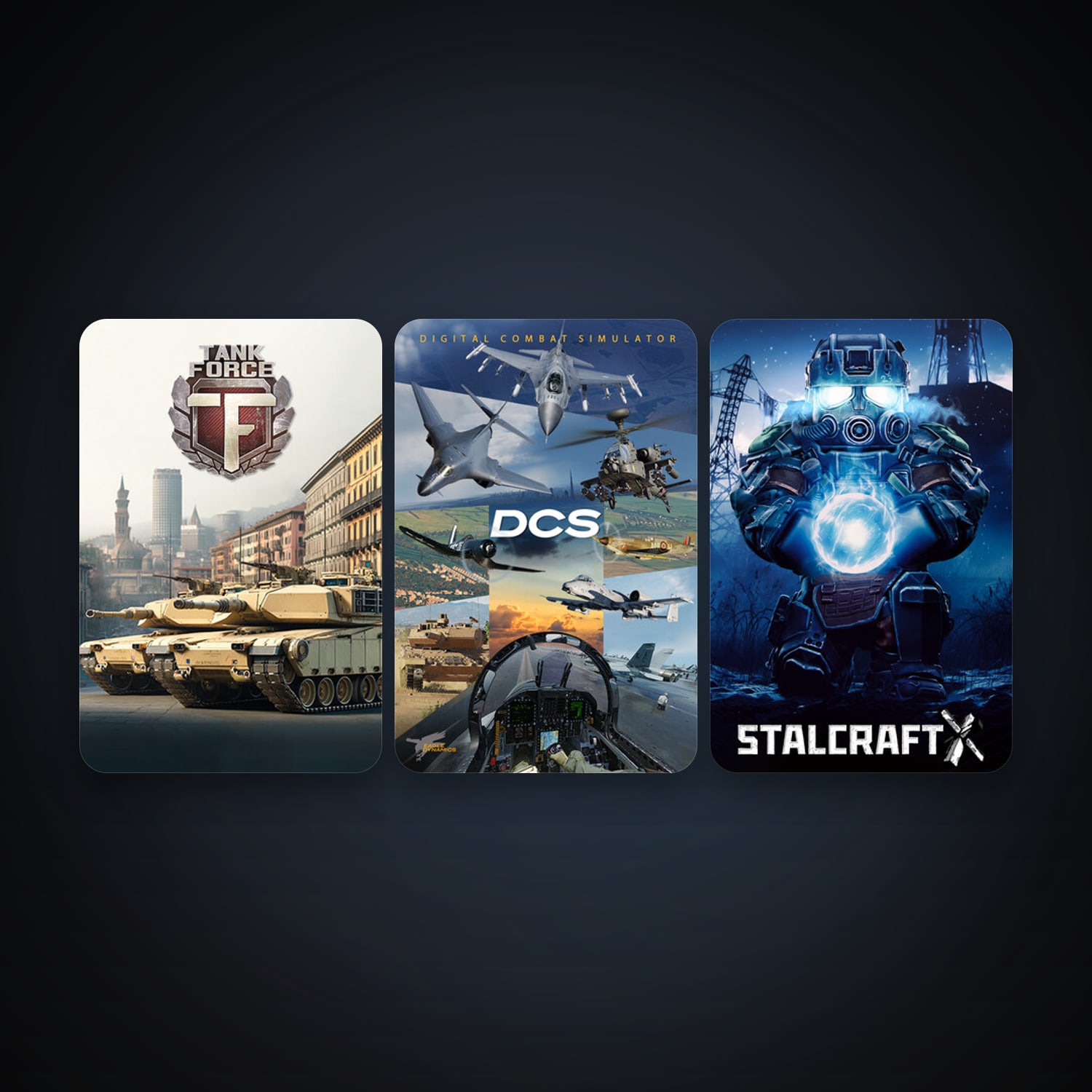 حساب ستيم فلين، DCS World Steam Edition وTank Force: Online Shooter Game، 4 لعبة، صامد واضح — HabibiAccounts
