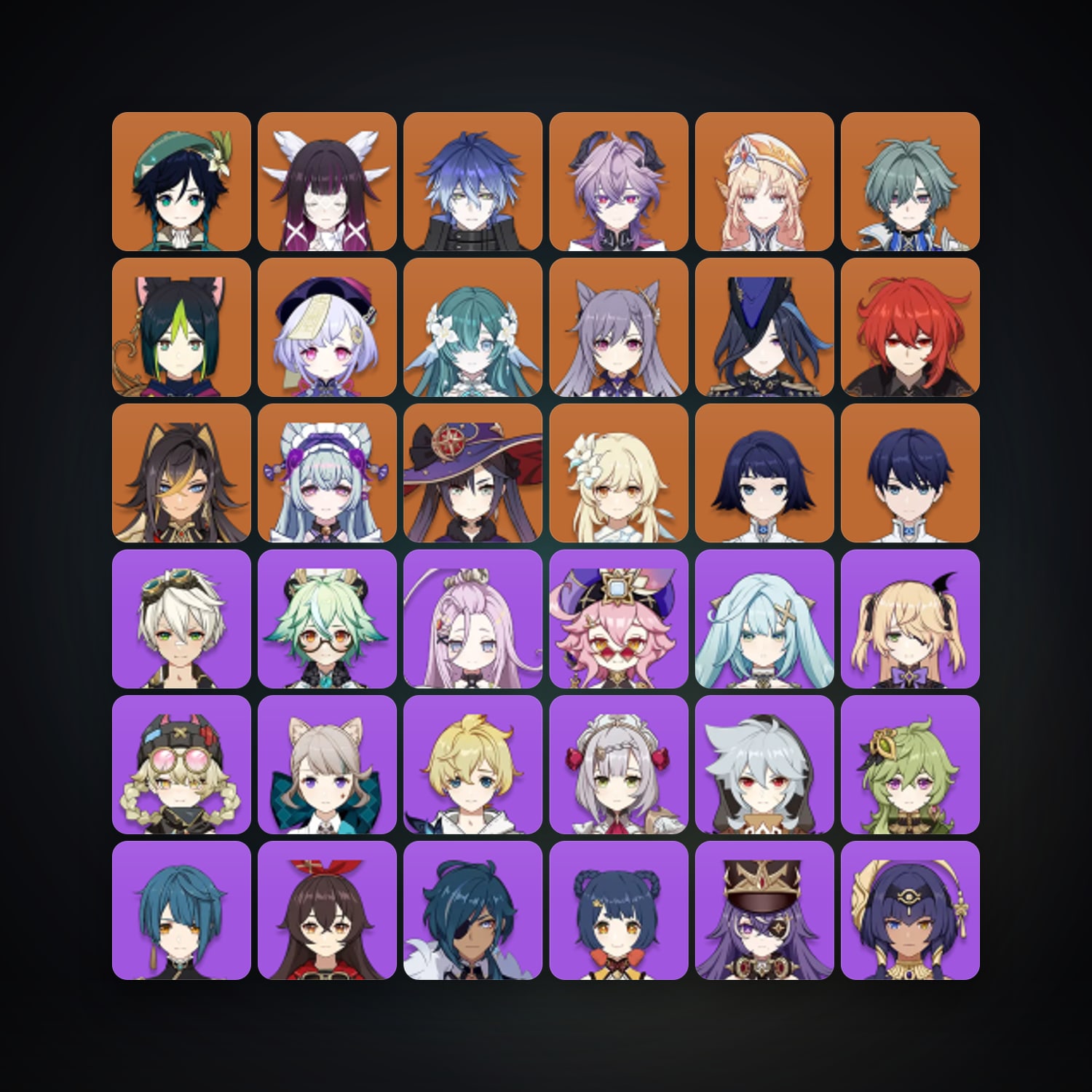 Genshin Impact | AR 56 | 60 Chars | 15× 5★ — Genshin / miHoYo Account — HabibiAccounts