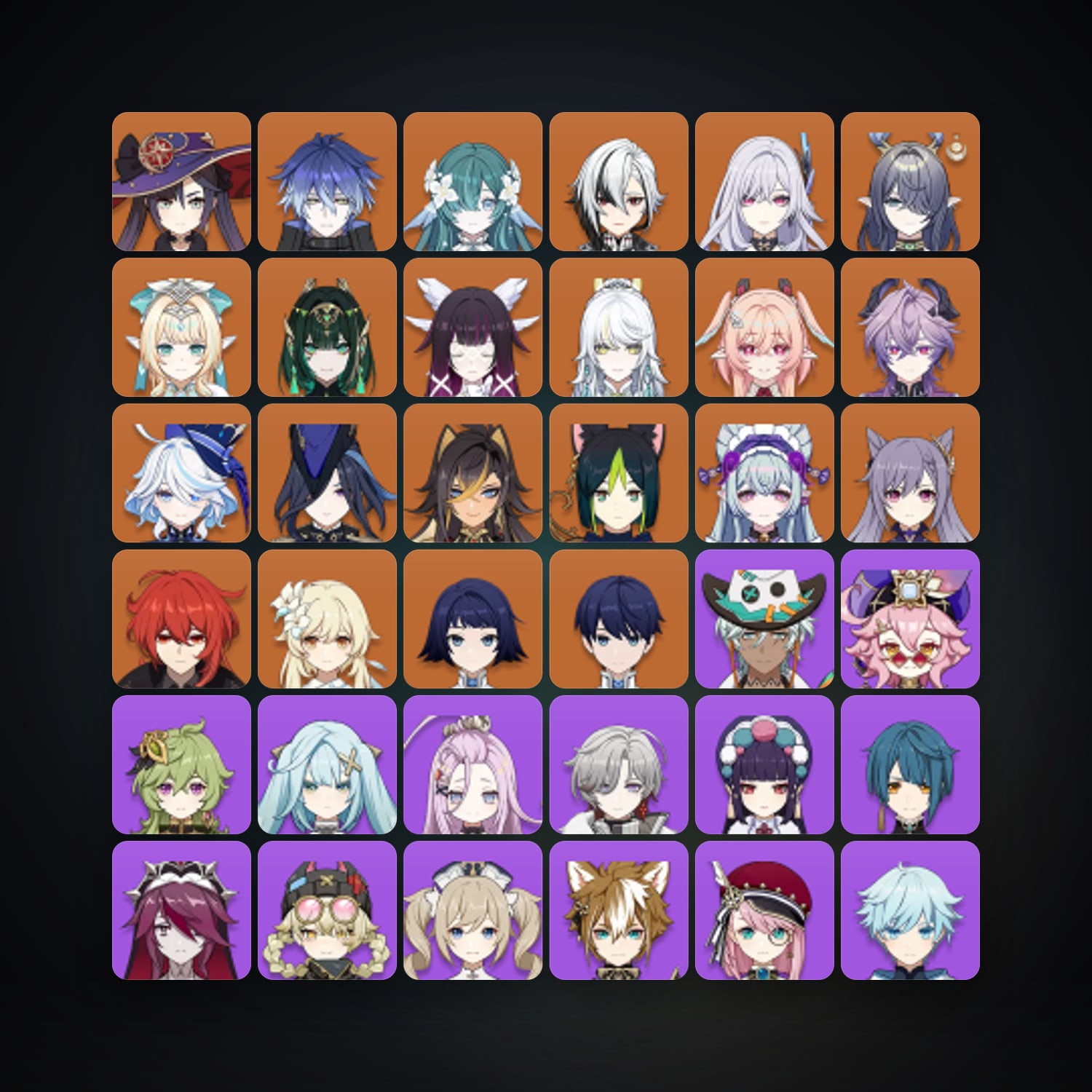 حساب جينشن إمباكت — AR 57 | 64 شخصية | 19× 5★ — HabibiAccounts