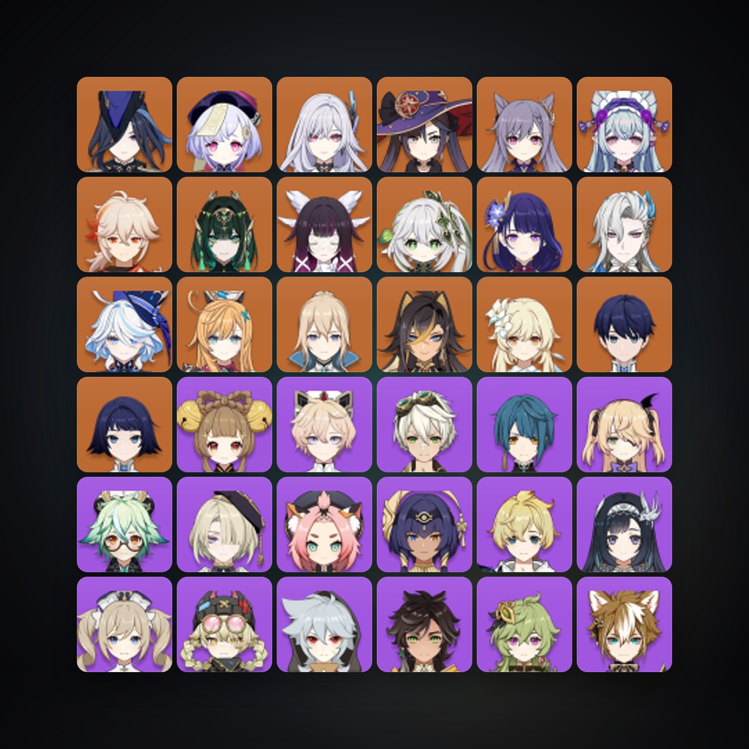 Genshin Impact account — AR 59 | 67 Chars | 16× 5★ — HabibiAccounts