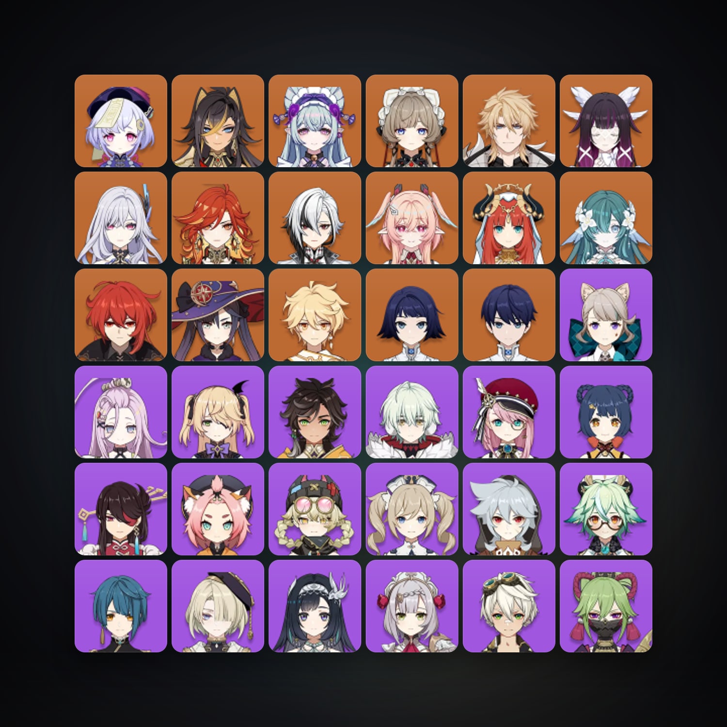 Genshin Impact | AR 57 | 53 Chars | 14× 5★ — Genshin / miHoYo Account — HabibiAccounts