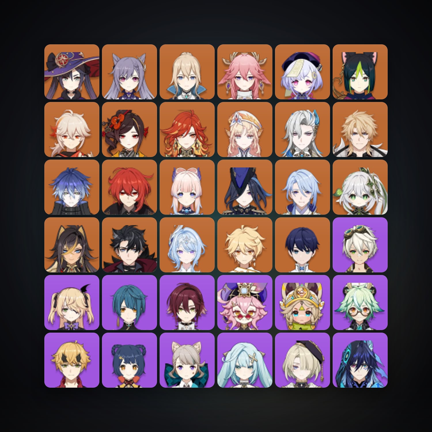 Genshin Impact | AR 59 | 73 Chars | 21× 5★ — Genshin / miHoYo Account — HabibiAccounts