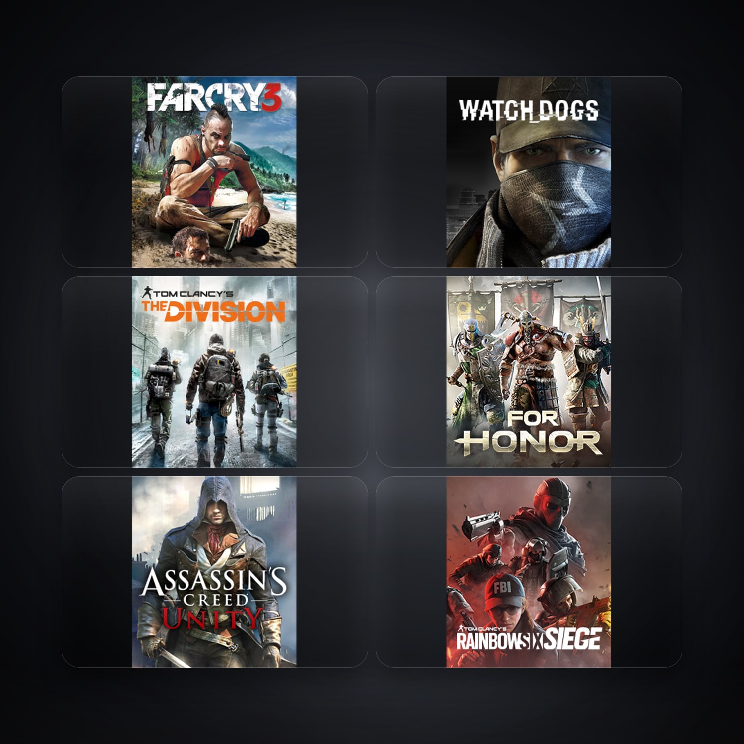 Ubisoft account — Far Cry 3 Deluxe Edition + Watch_Dogs — PE — 13 games — HabibiAccounts