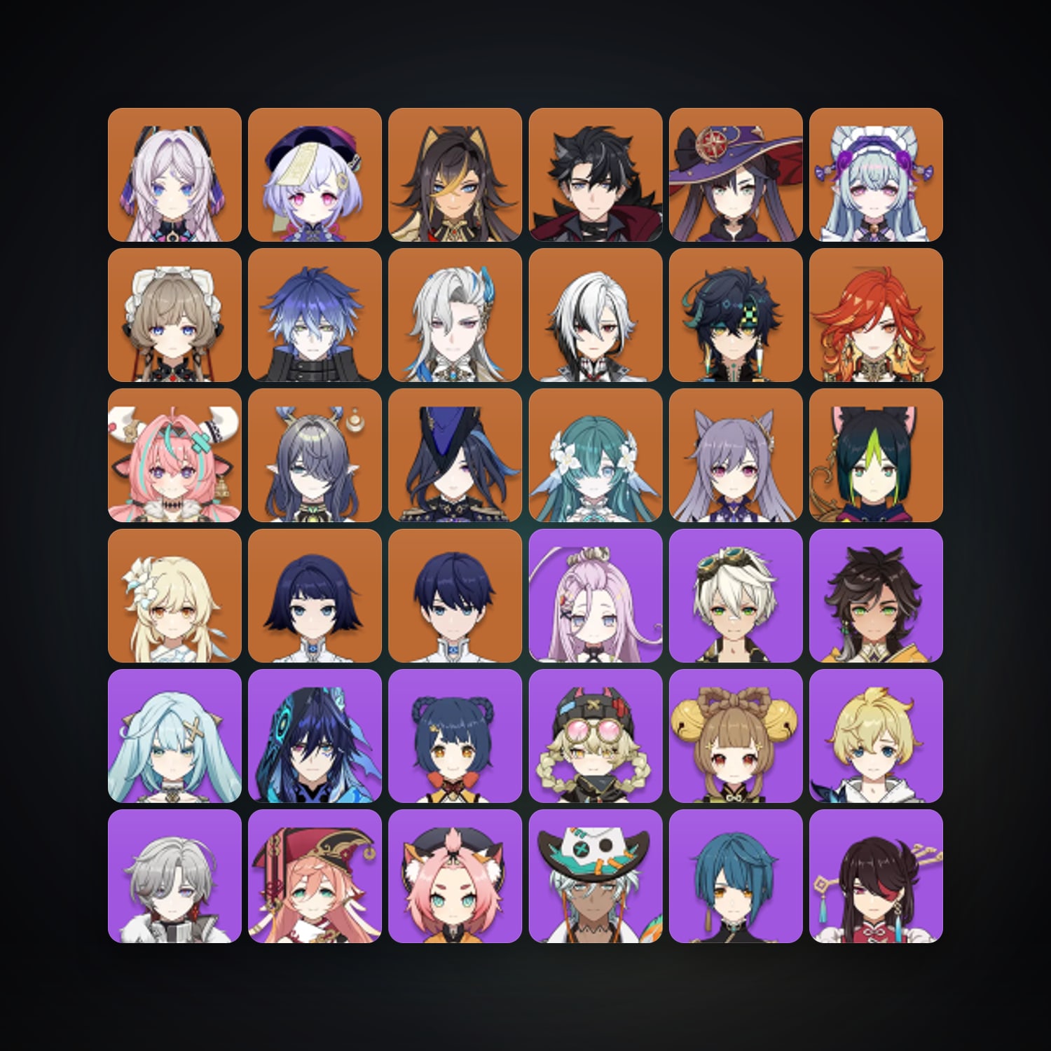 Genshin Impact | AR 59 | 70 Chars | 18× 5★ — Genshin / miHoYo Account — HabibiAccounts