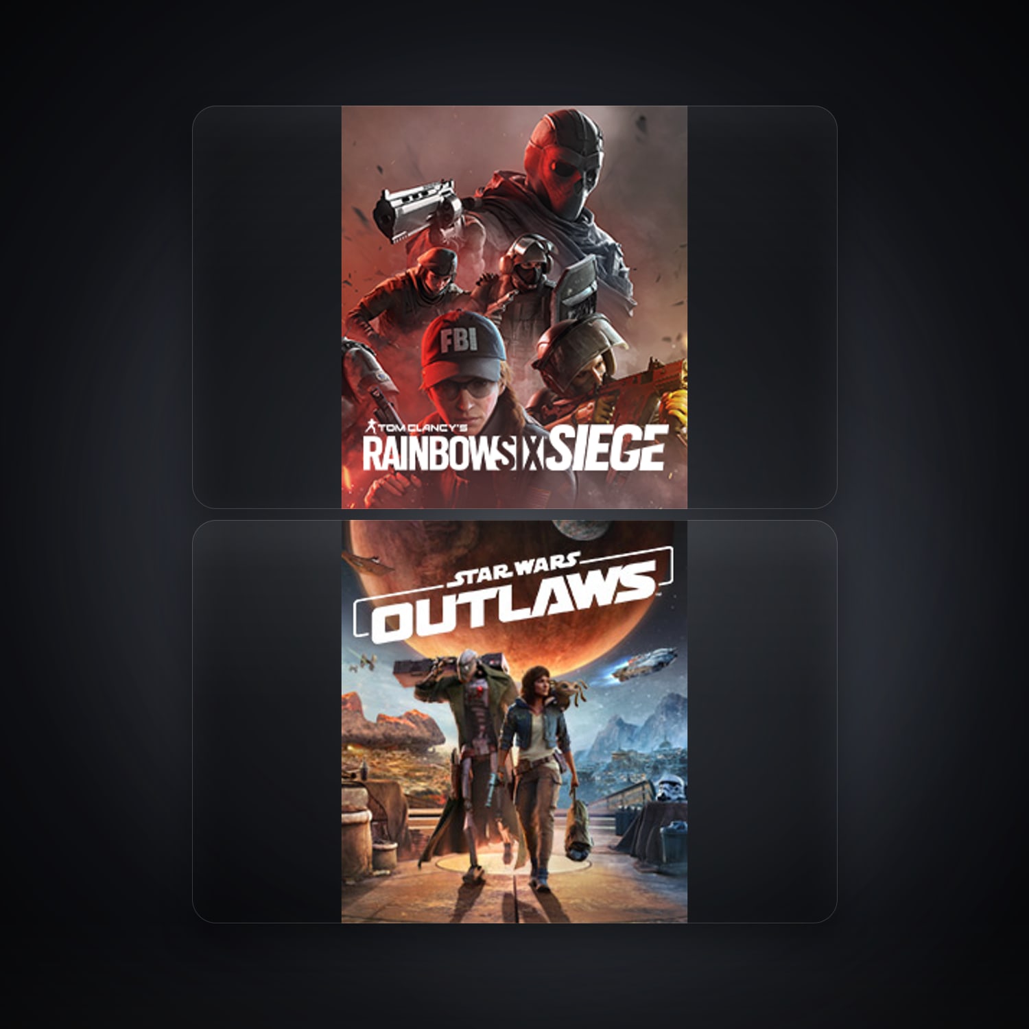 Ubisoft account — Tom Clancy's Rainbow Six Siege + Star Wars Outlaws — AR — HabibiAccounts