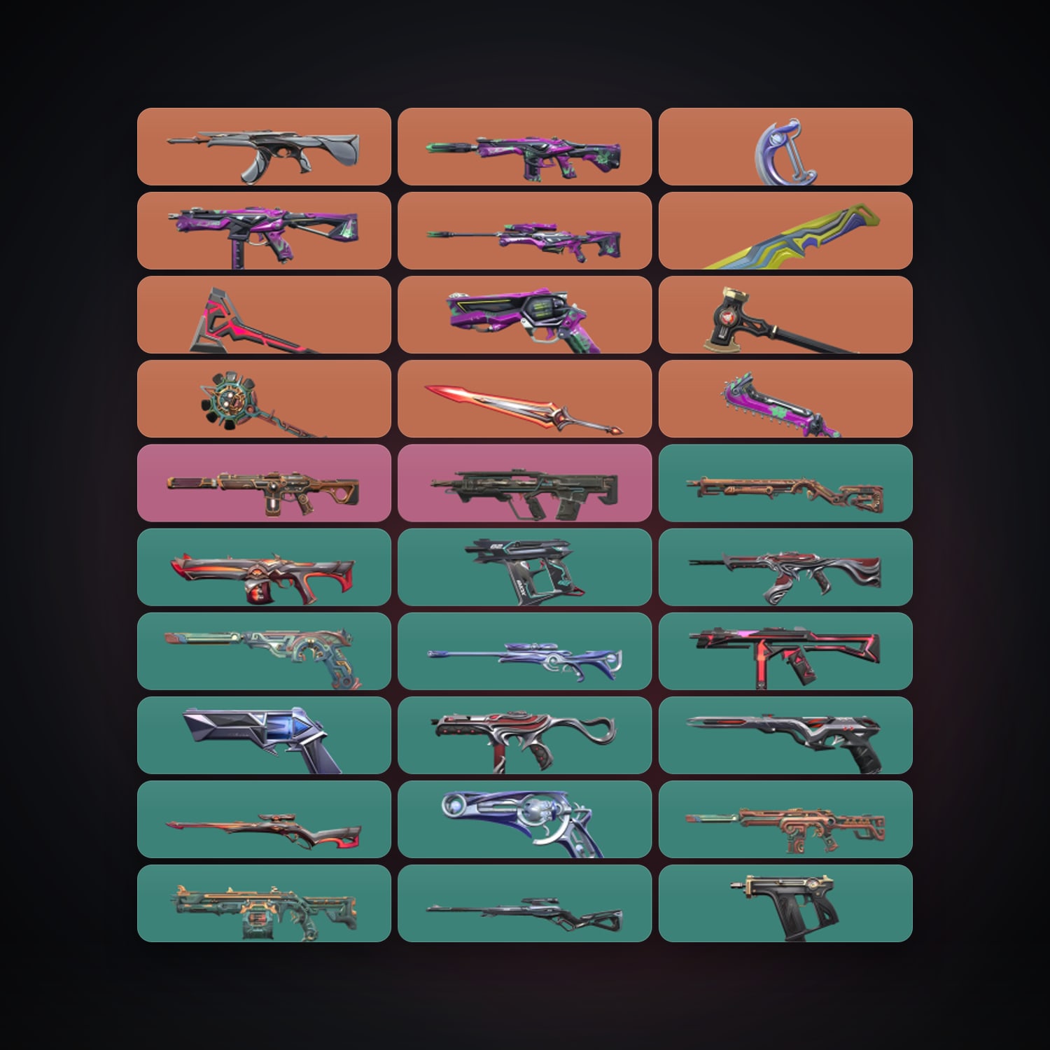 Valorant account: EU Gold 1 locker — 7 knives, 104 skins, lvl 245 — 167 LoL champions, 239 LoL skins — HabibiAccounts
