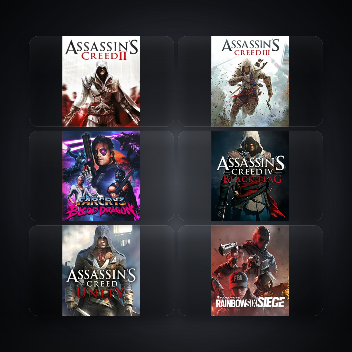 Ubisoft account — Assassin's Creed II + Assassin's Creed III — PL — 7 games — HabibiAccounts